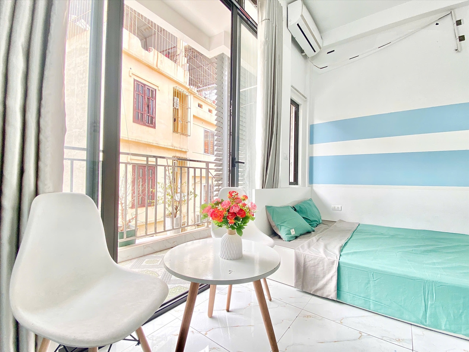 Phòng trọ Studio 25m2 tại TL Housing Mỹ Đình - Nam Từ Liêm - Phòng khách