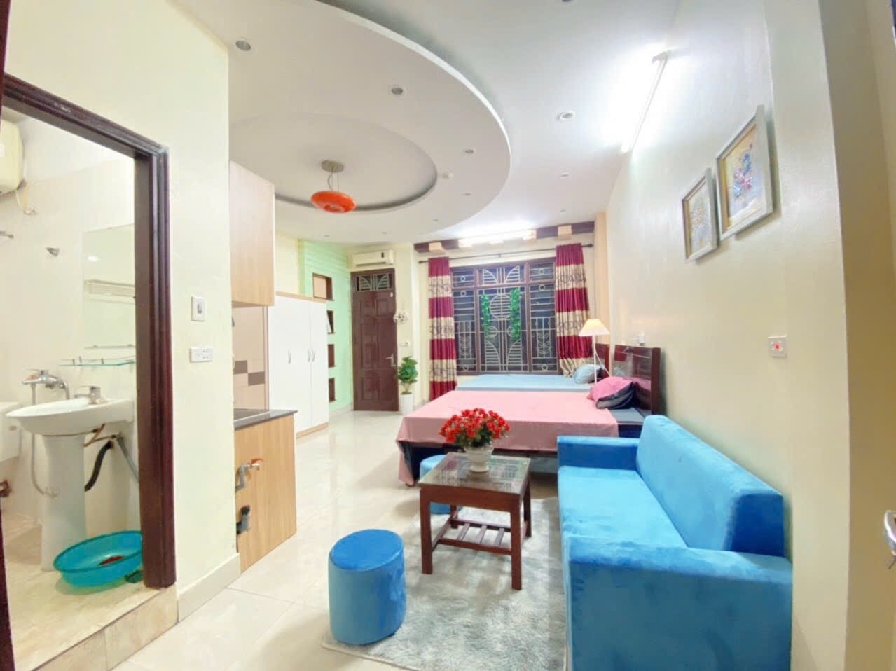 Phòng trọ Studio 40m2 tại TL Housing Trần Duy Hưng - Cầu Giấy - Phòng khách
