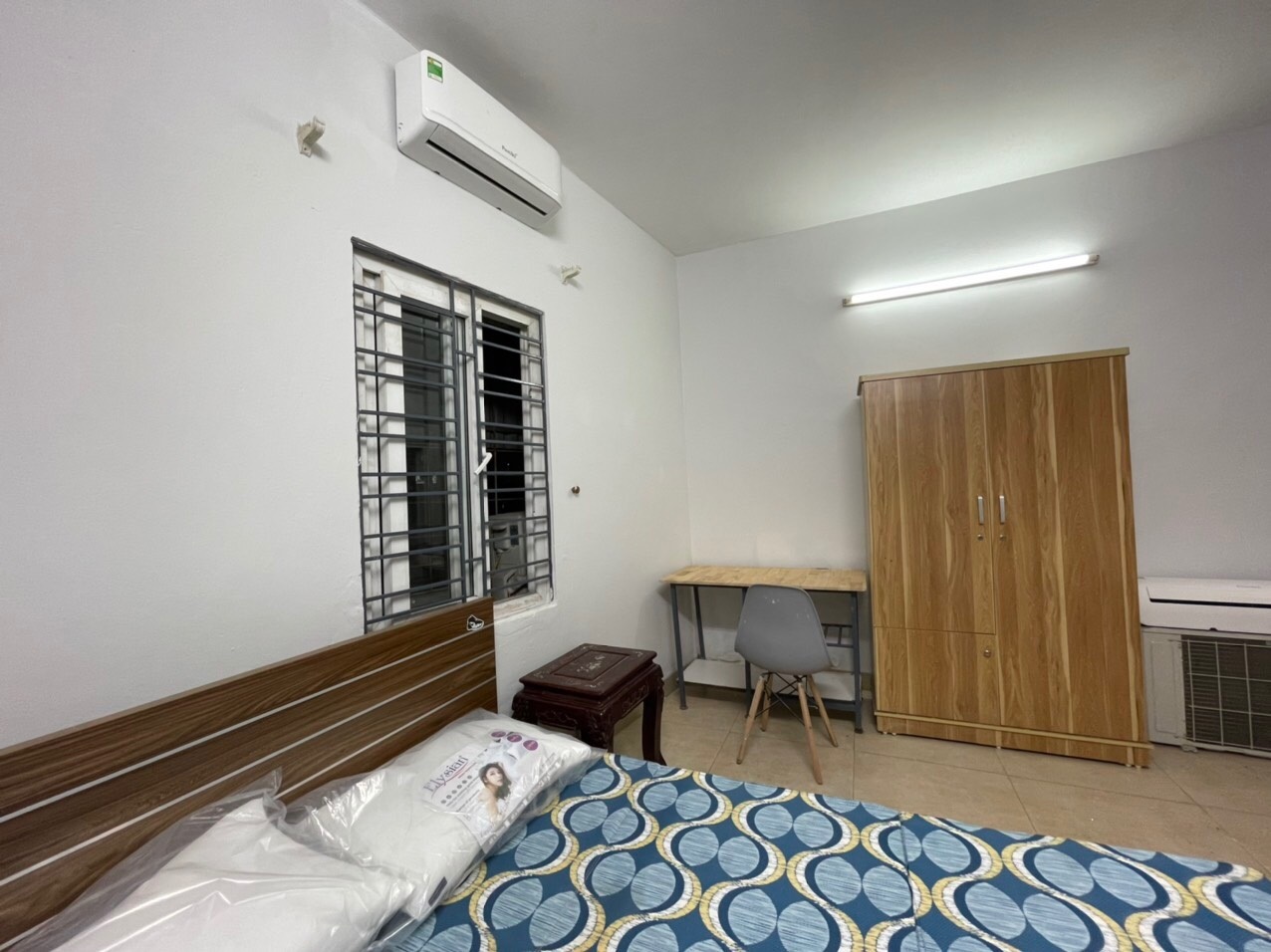 Phòng trọ Studio 25m2 tại Sunny Apartment Trần Duy Hưng - Cầu Giấy - Phòng ngủ