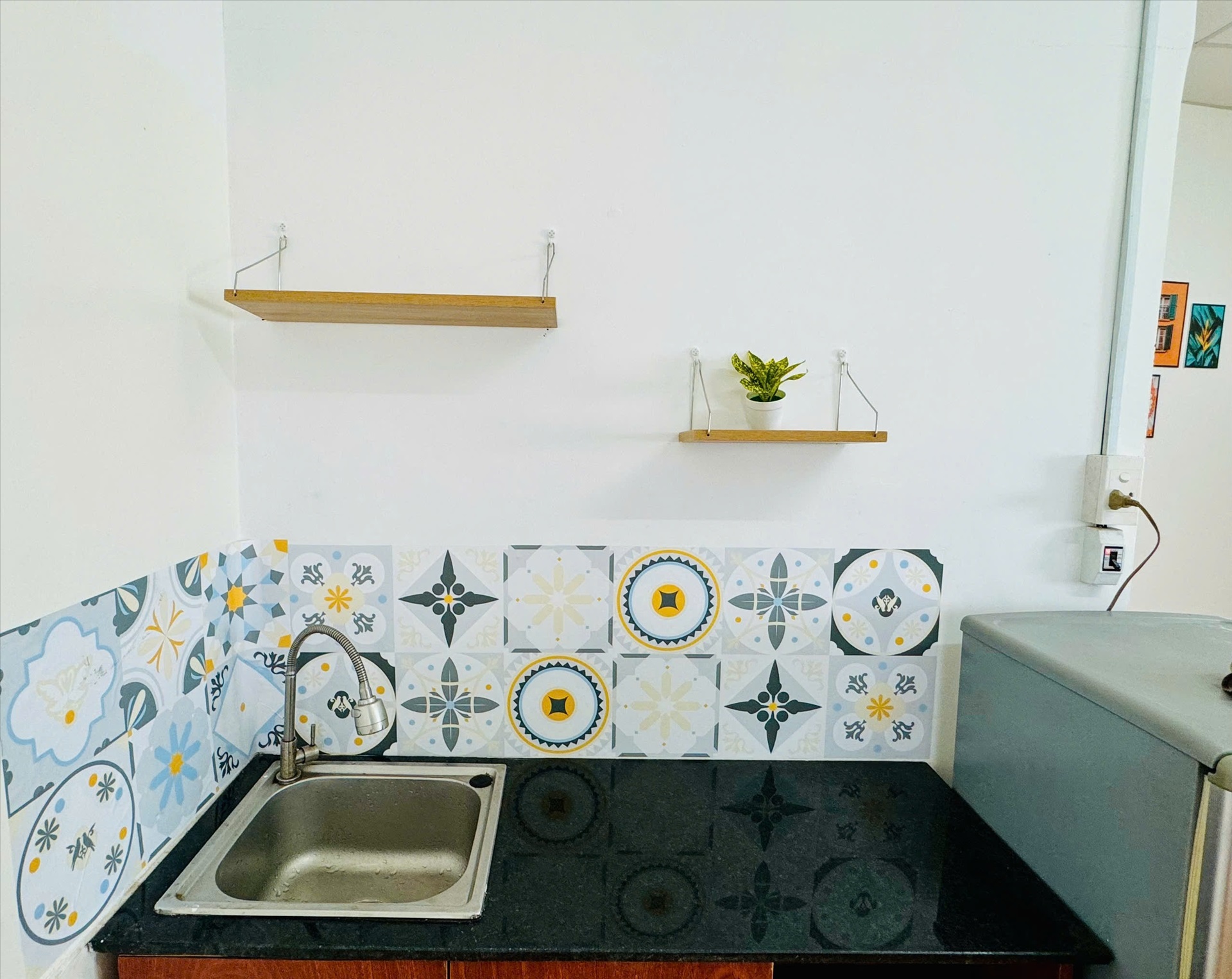 Phòng trọ Studio 25m2 tại N Home Đường số 9 - Thủ Đức - Phòng bếp