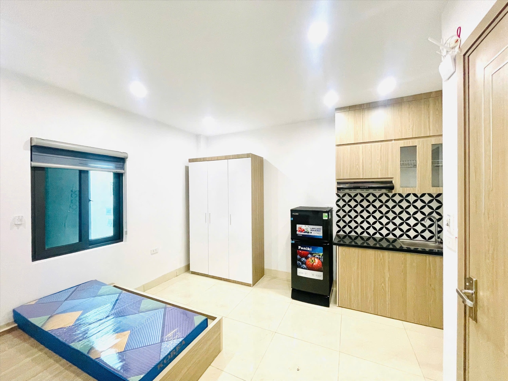 Phòng trọ Studio 25m2 tại LM Land Phú Đô - Nam Từ Liêm - Phòng ngủ