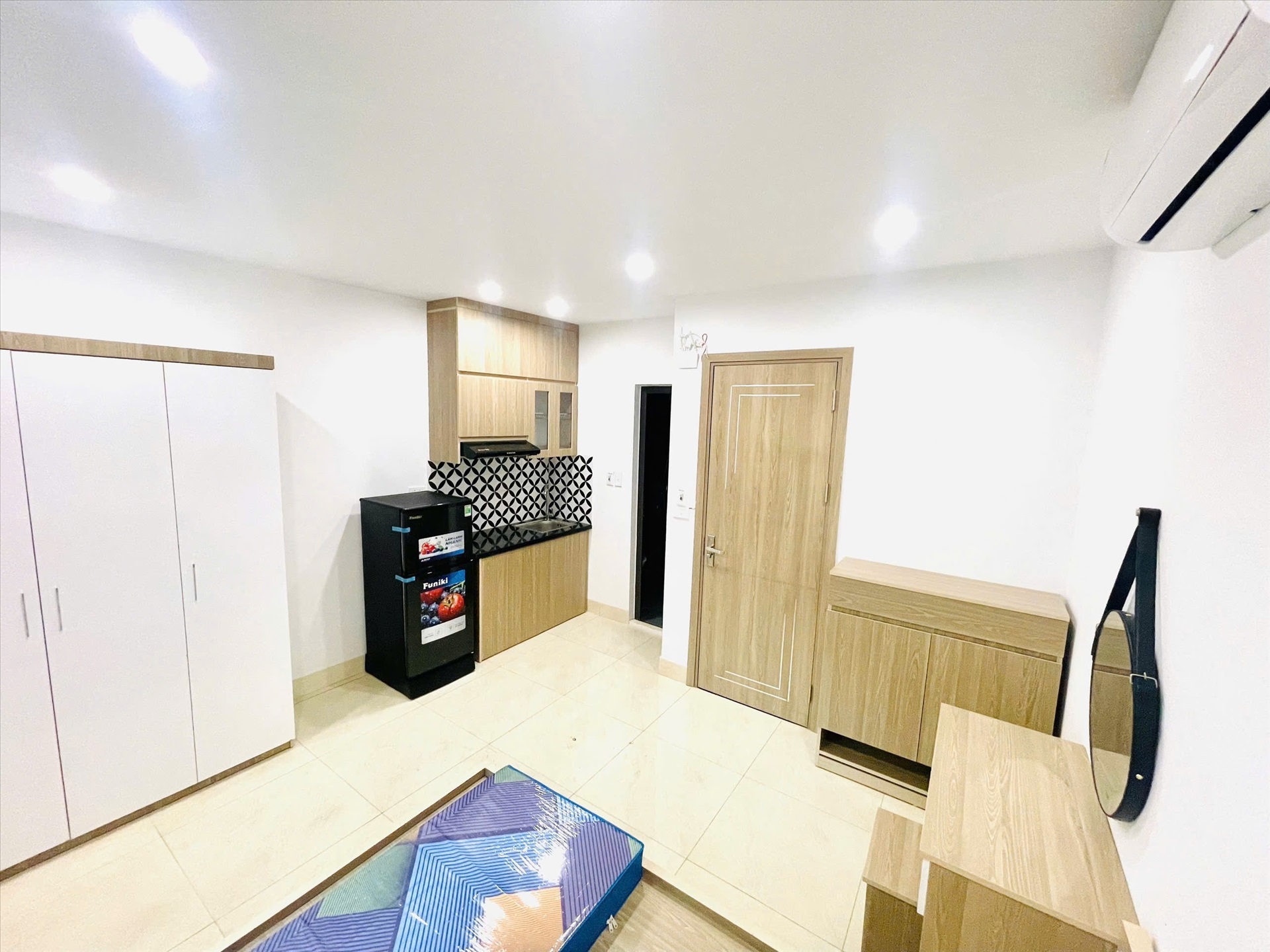 Phòng trọ Studio 25m2 tại LM Land Phú Đô - Nam Từ Liêm - Phòng ngủ