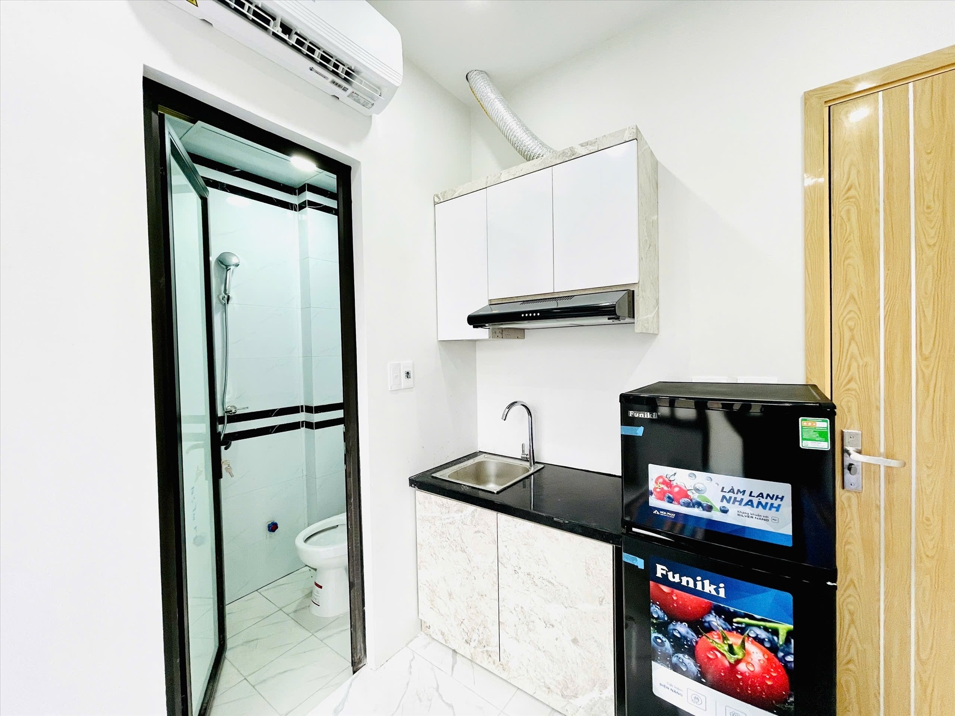 Phòng trọ Studio 25m2 tại LM Land Cầu Giấy - Cầu Giấy - Phòng bếp