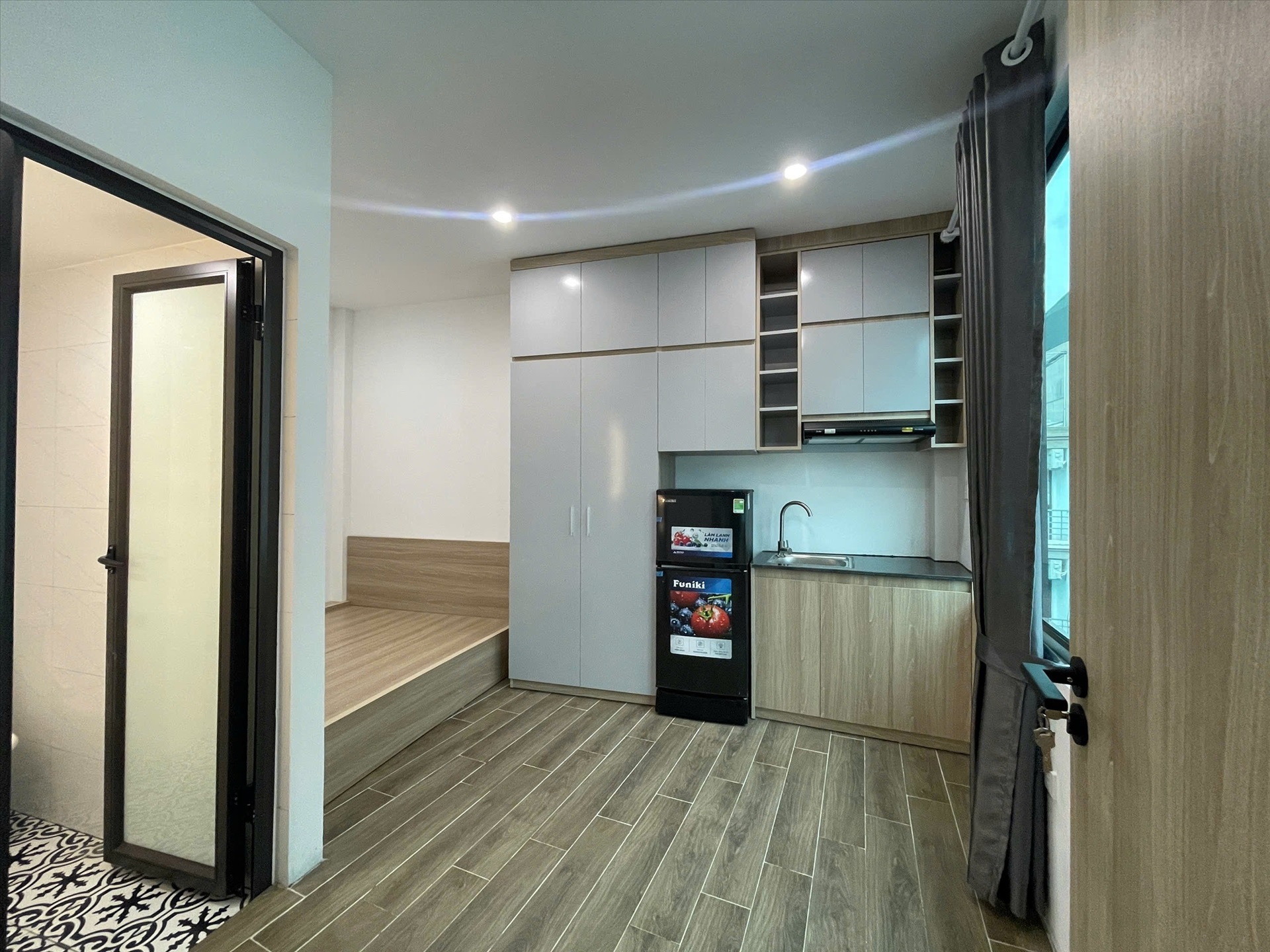 Phòng trọ Studio 25m2 tại LM Land 1 Đức Diễn - Bắc Từ Liêm - Phòng ngủ