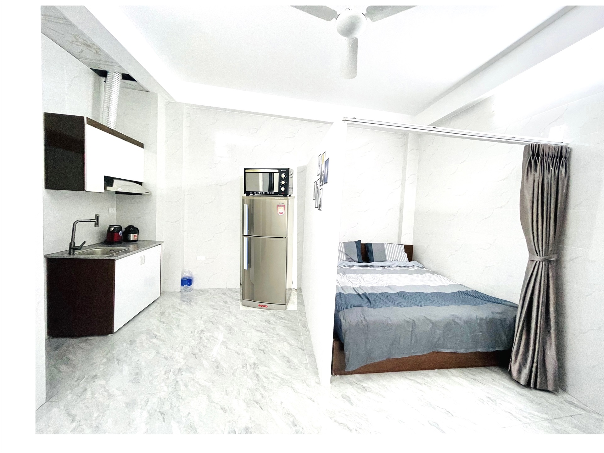 Phòng trọ Studio 25m2 tại LM Land Miếu Đầm - Nam Từ Liêm - Phòng ngủ