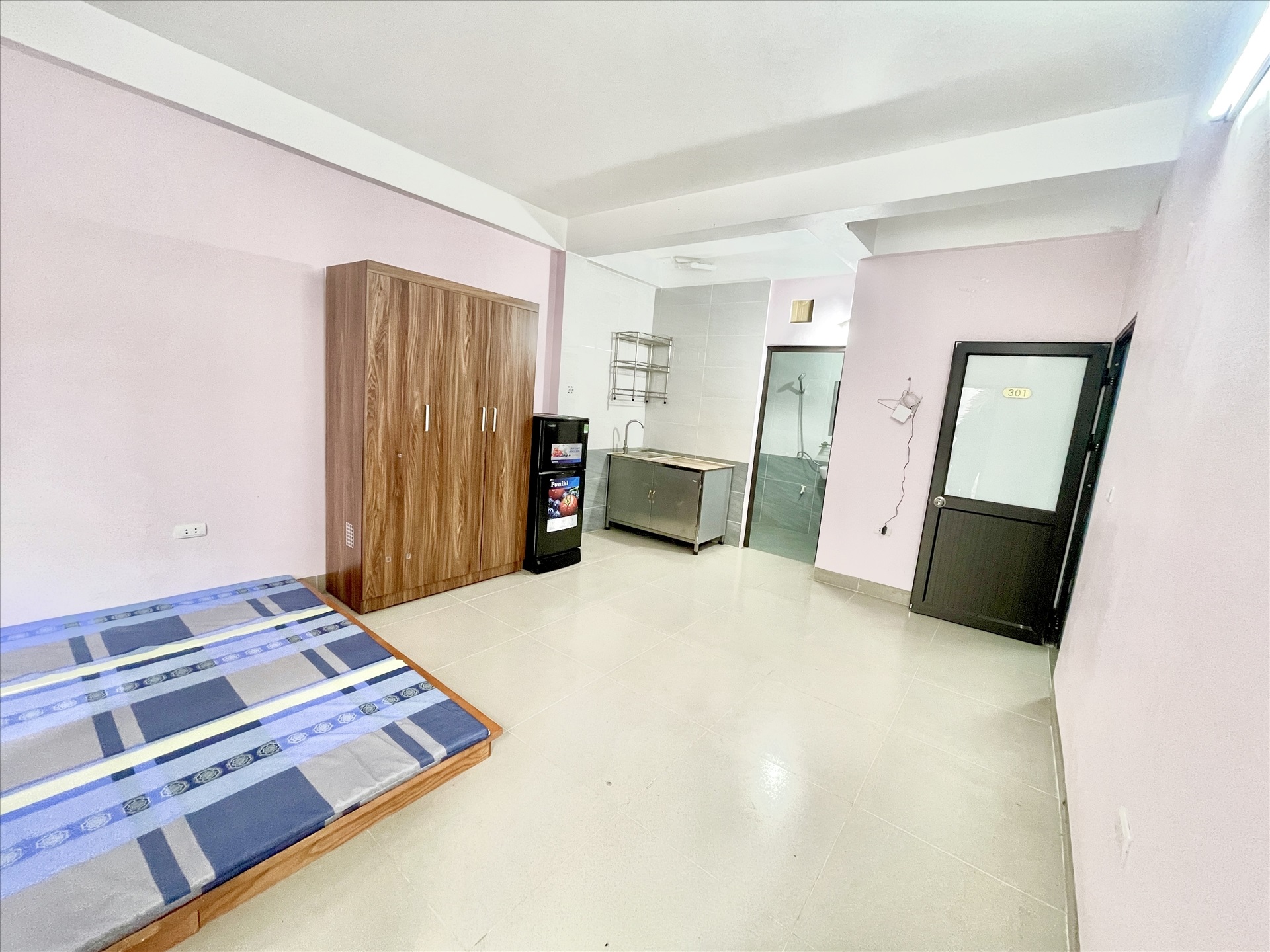 Phòng trọ Studio 25m2 tại LM Land 2 Đức Diễn - Bắc Từ Liêm - Phòng ngủ