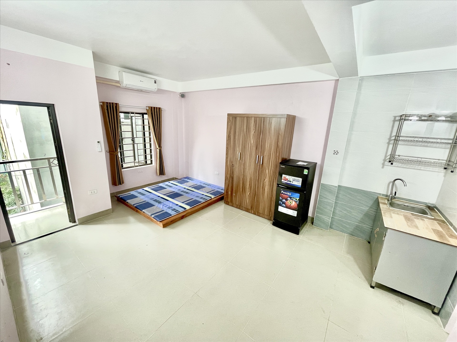 Phòng trọ Studio 25m2 tại LM Land 2 Đức Diễn - Bắc Từ Liêm - Phòng ngủ