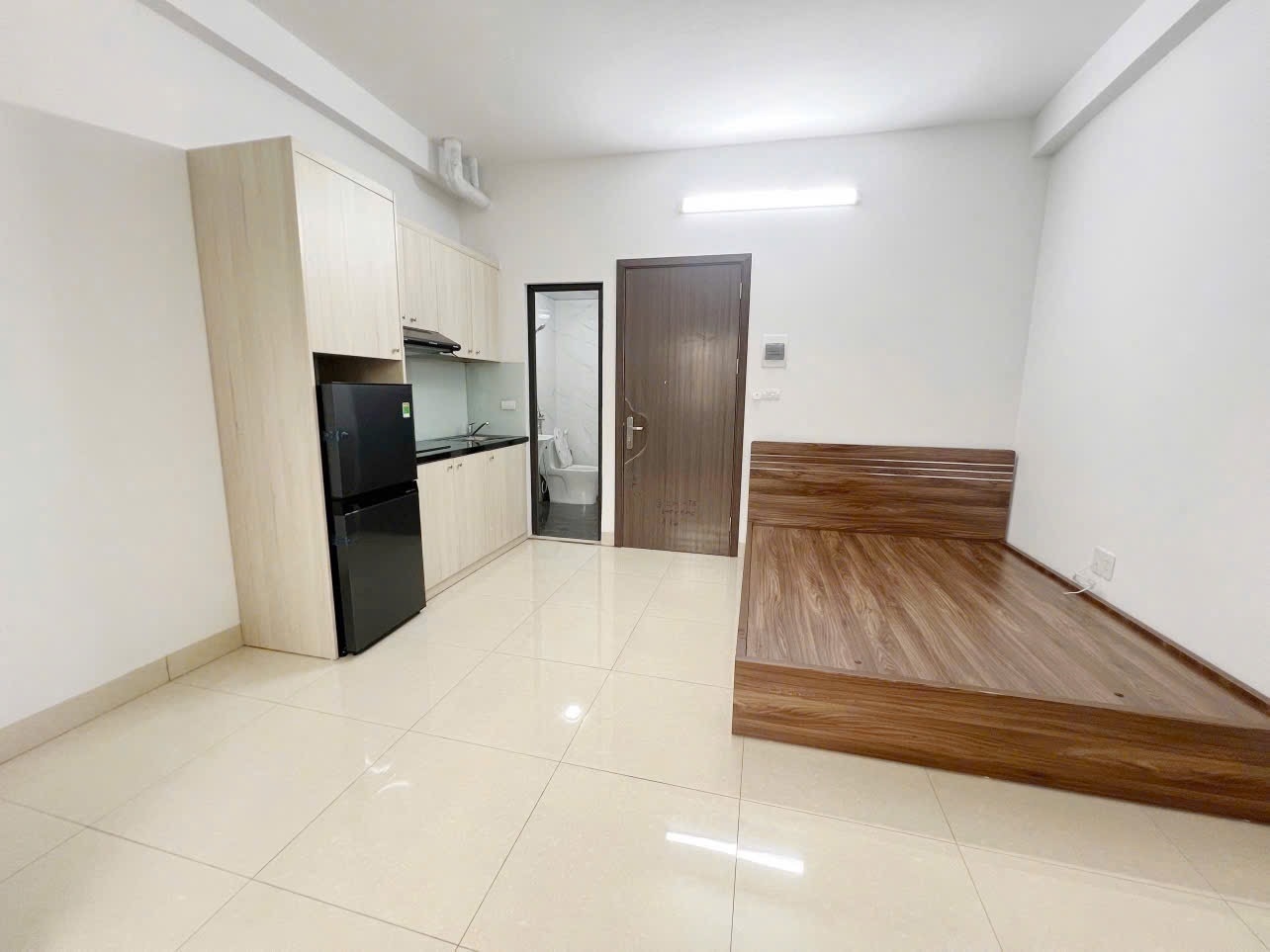 Phòng trọ Studio 20m2 tại LM Land Mỹ Đình - Nam Từ Liêm - Phòng ngủ