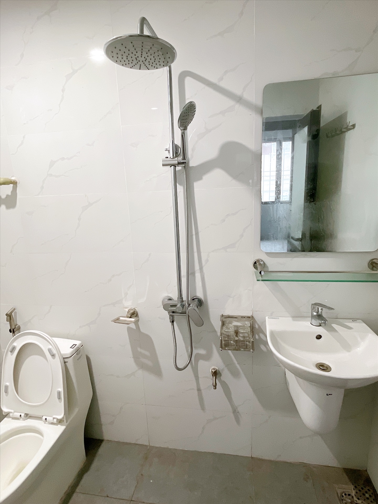 Phòng trọ Studio 25m2 tại LM Land Miếu Đầm - Nam Từ Liêm - Phòng tắm