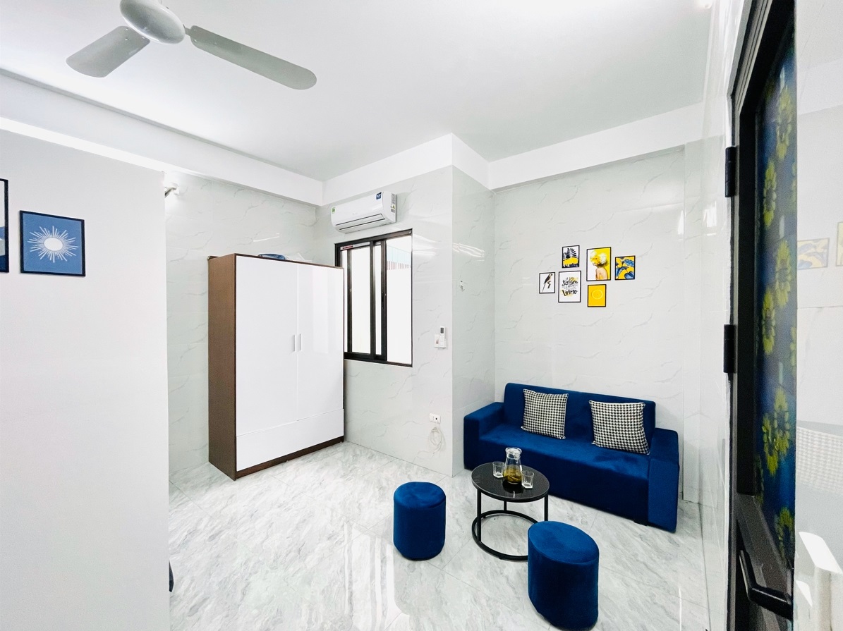 Phòng trọ Studio 25m2 tại LM Land Miếu Đầm - Nam Từ Liêm - Phòng khách