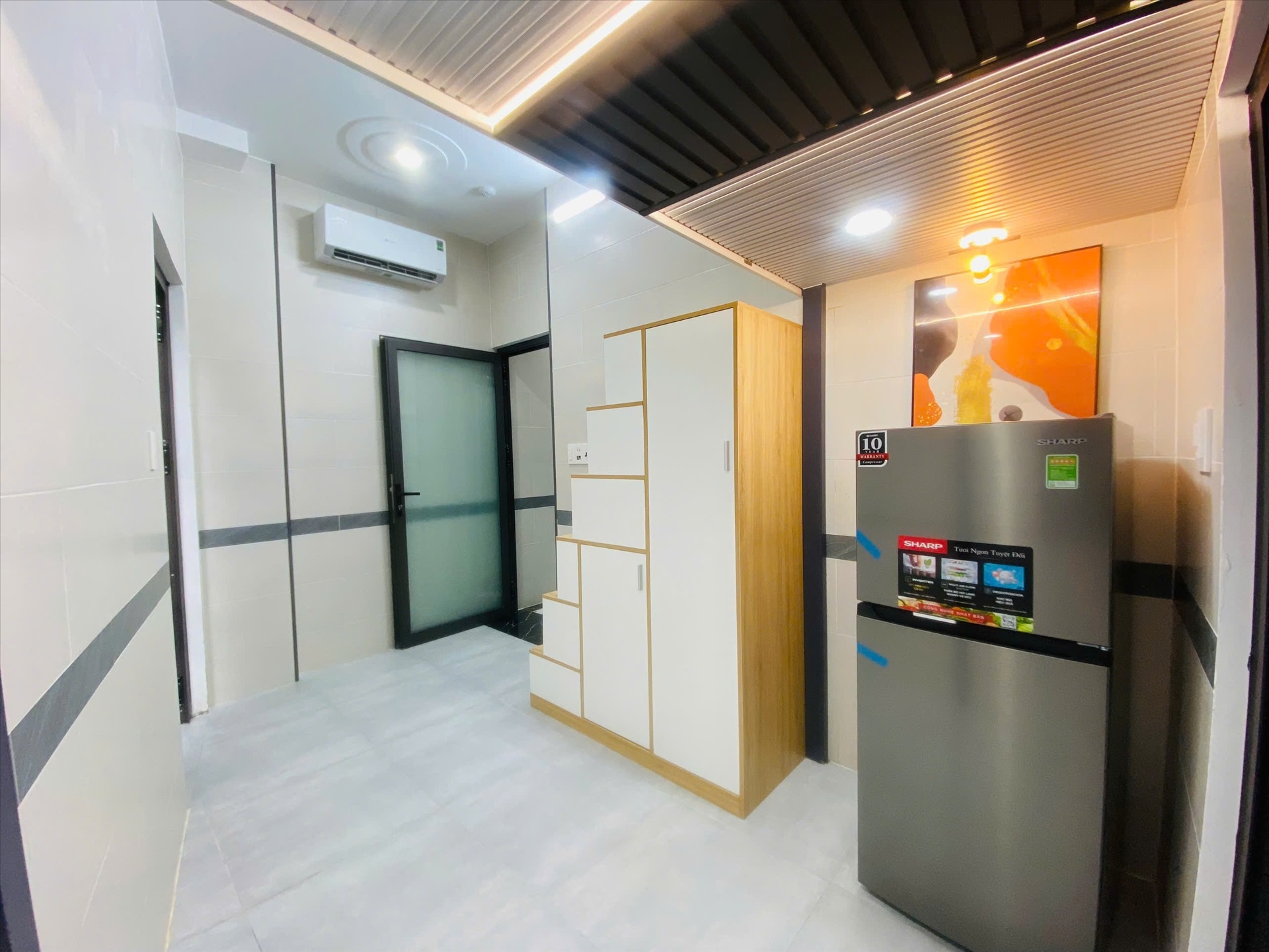Phòng trọ Duplex 25m2 tại TH House Xô Viết Nghệ Tĩnh - Bình Thạnh - Phòng khách