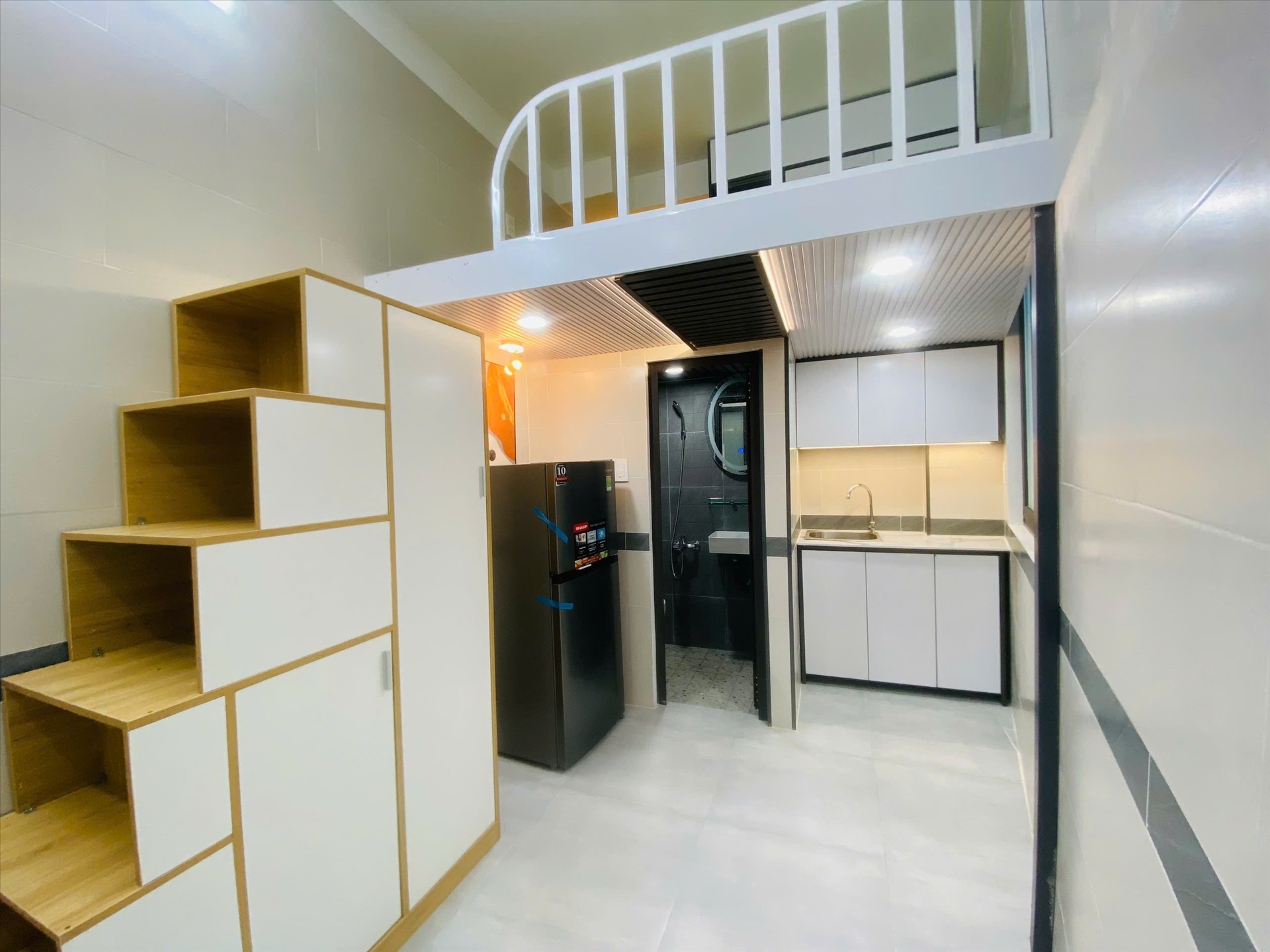 Phòng trọ Duplex 25m2 tại TH House Xô Viết Nghệ Tĩnh - Bình Thạnh - Phòng bếp