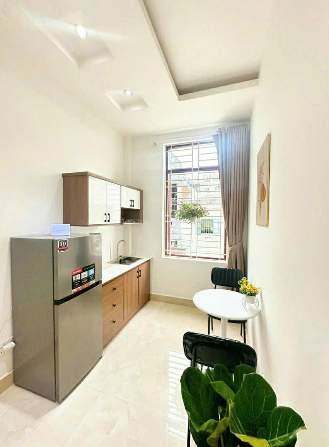 Phòng trọ 1 Phòng ngủ 35m2 tại King House Nơ Trang Long - Bình Thạnh - Phòng bếp