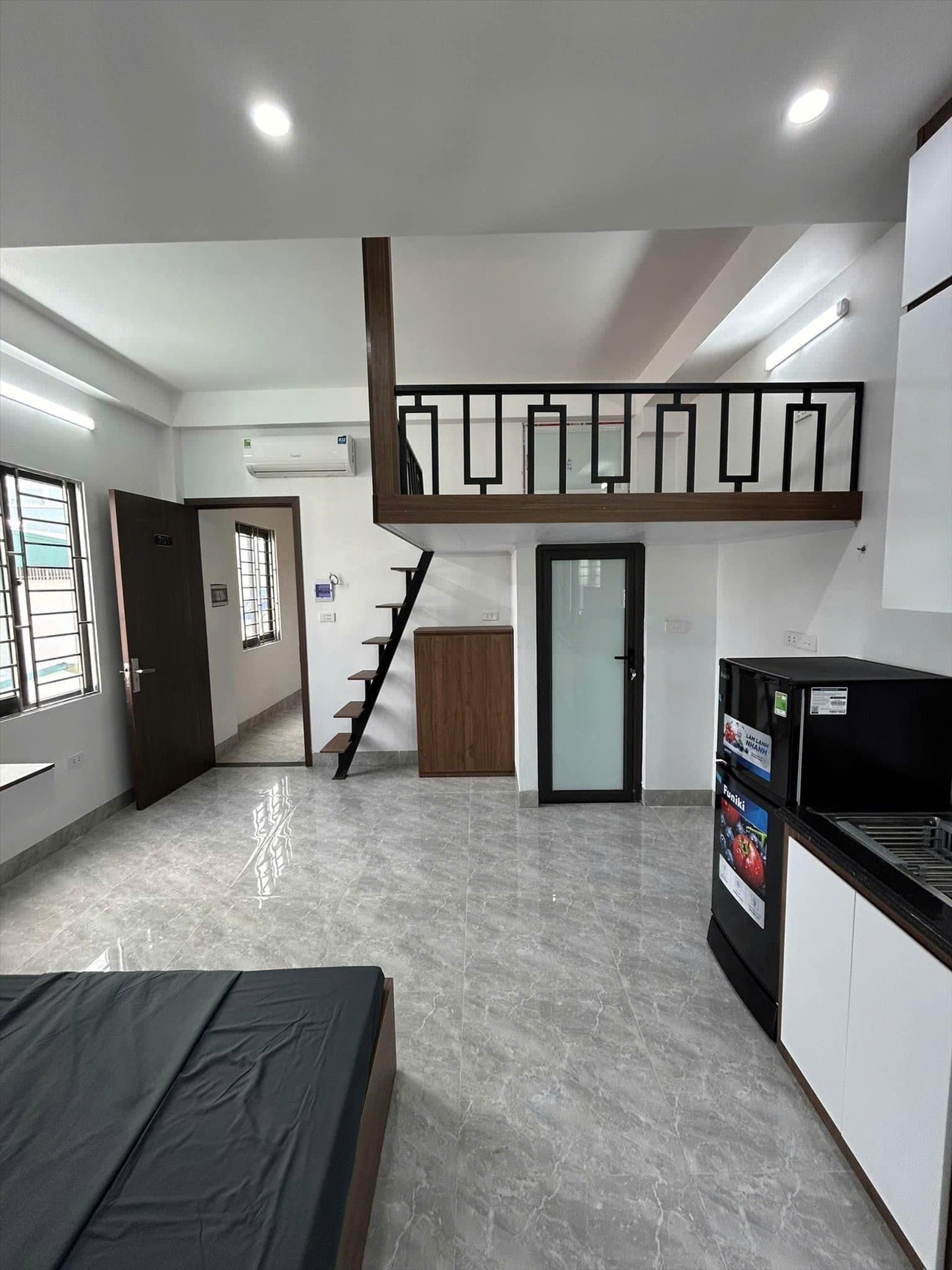 Phòng trọ Duplex 25m2 tại CTL House Phú Đô - Nam Từ Liêm - Phòng khách