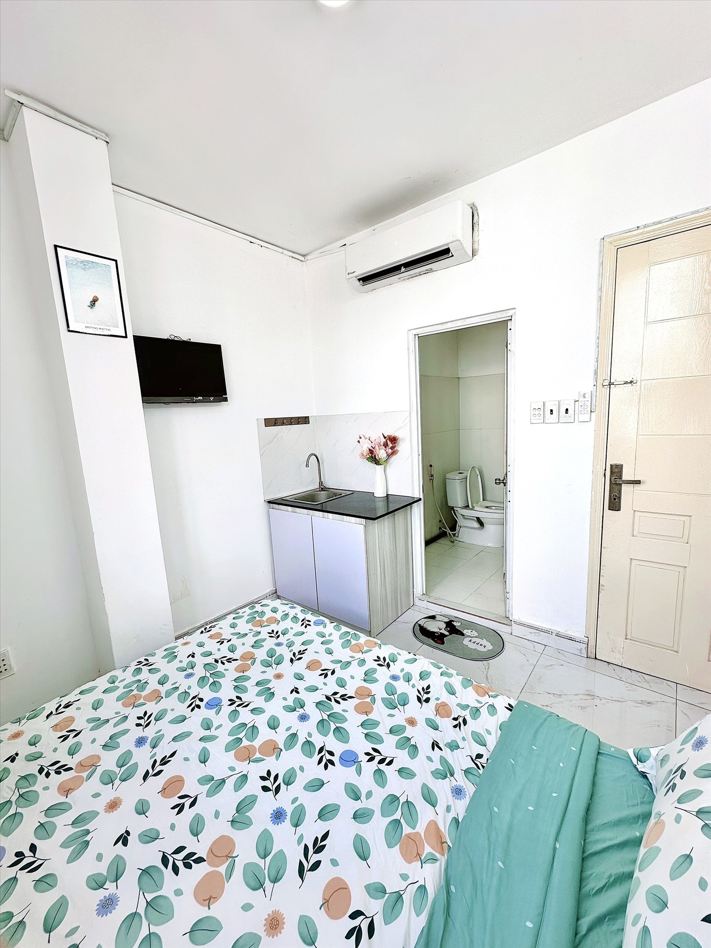 Phòng trọ Studio 18m2 tại Fam Home Nguyễn Súy - Tân Phú - Phòng bếp