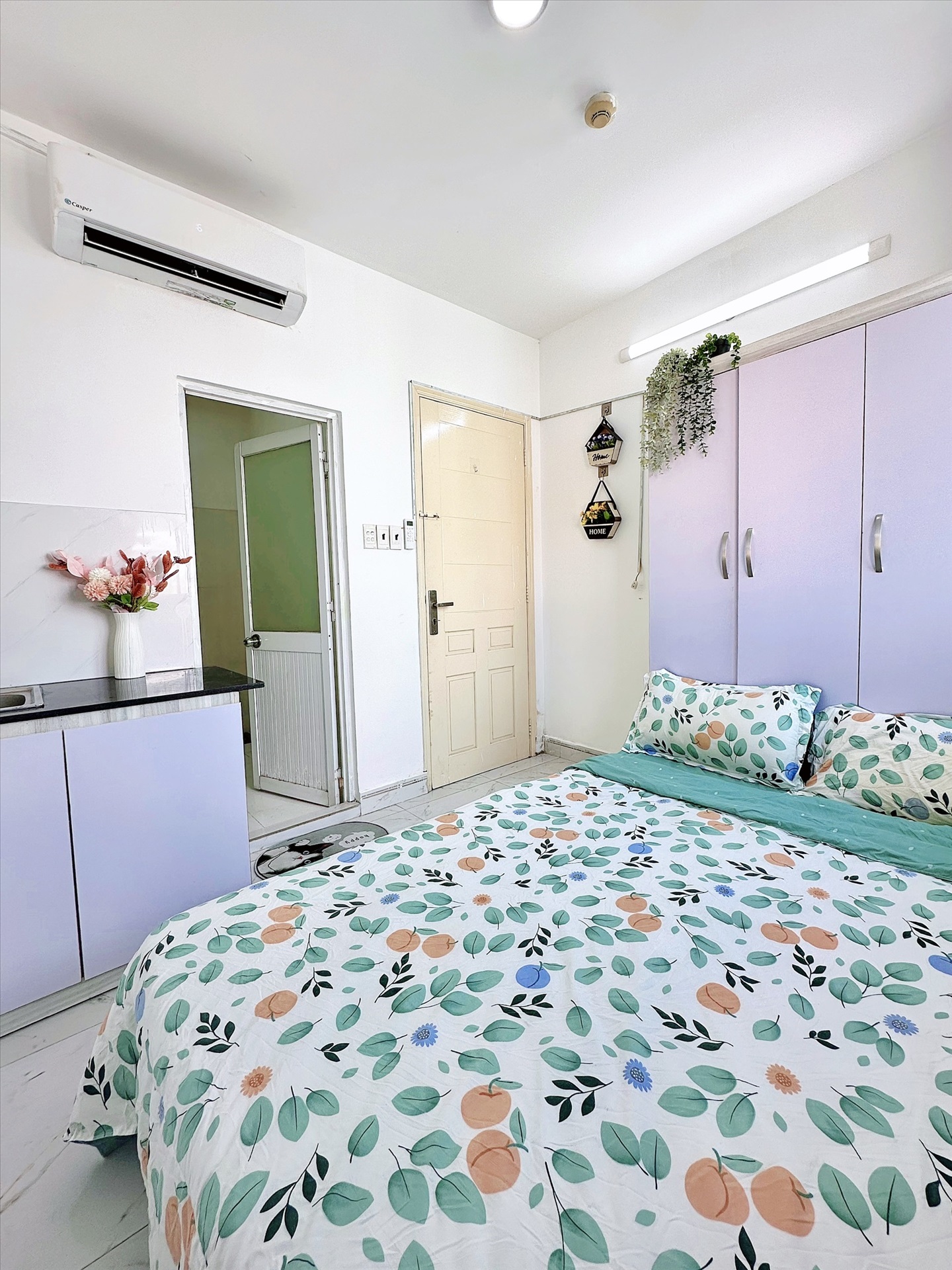 Phòng trọ Studio 18m2 tại Fam Home Nguyễn Súy - Tân Phú - Phòng ngủ