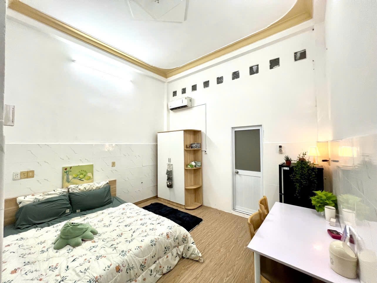 Phòng trọ Studio 20m2 tại SHouse Âu Cơ - Tân Bình - Phòng ngủ