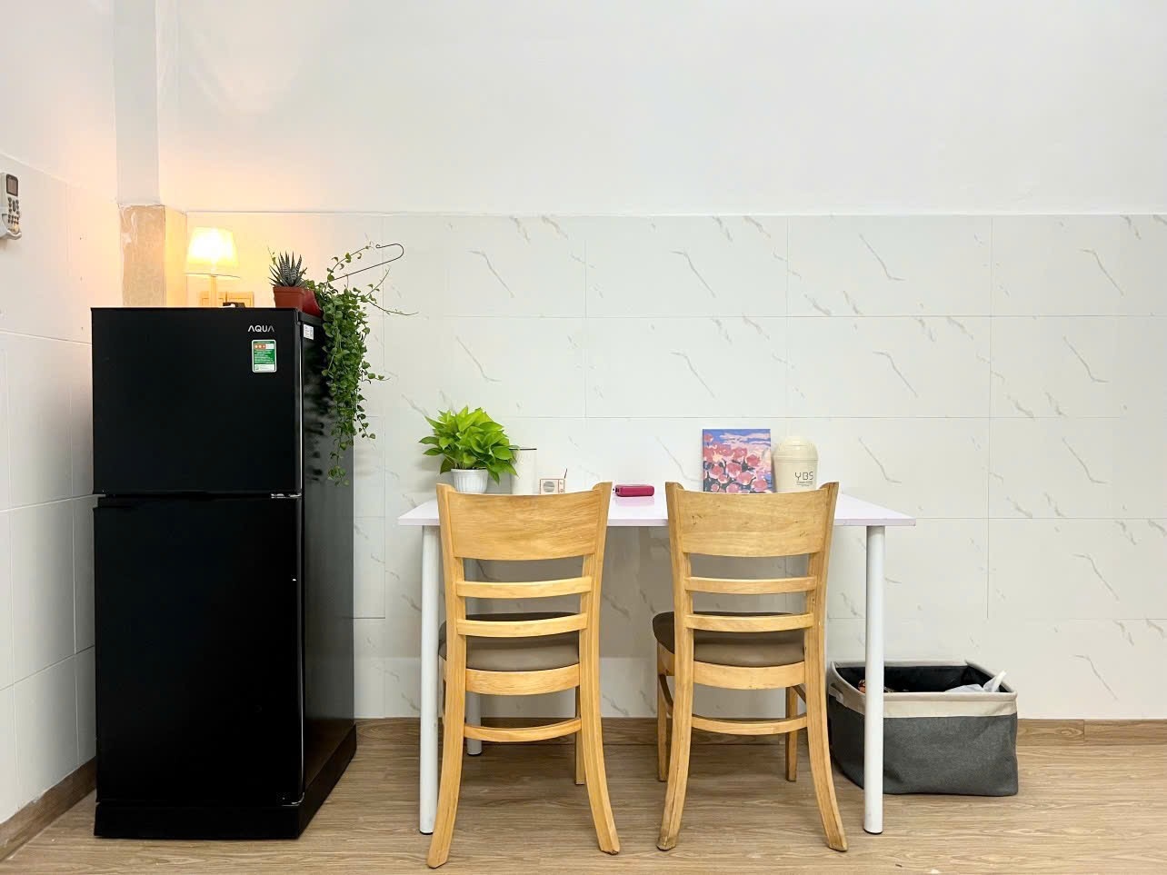 Phòng trọ Studio 20m2 tại SHouse Âu Cơ - Tân Bình - Phòng khách