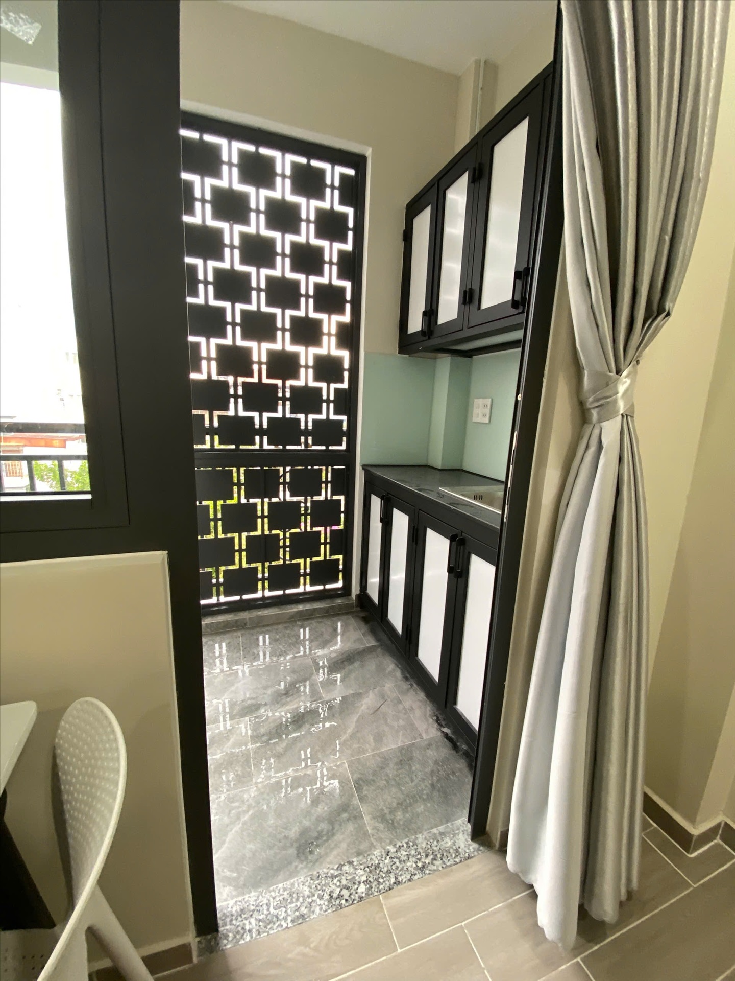 Phòng trọ 1 Phòng ngủ 35m2 tại AM Home Phó Đức Chính - Bình Thạnh - Phòng bếp