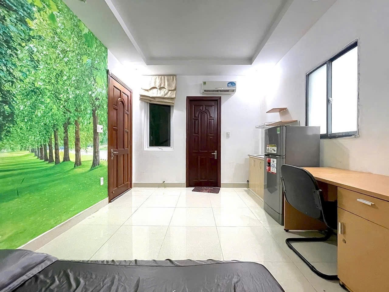 Phòng trọ Studio 25m2 tại CNB House Cộng Hòa - Tân Bình - Phòng khách