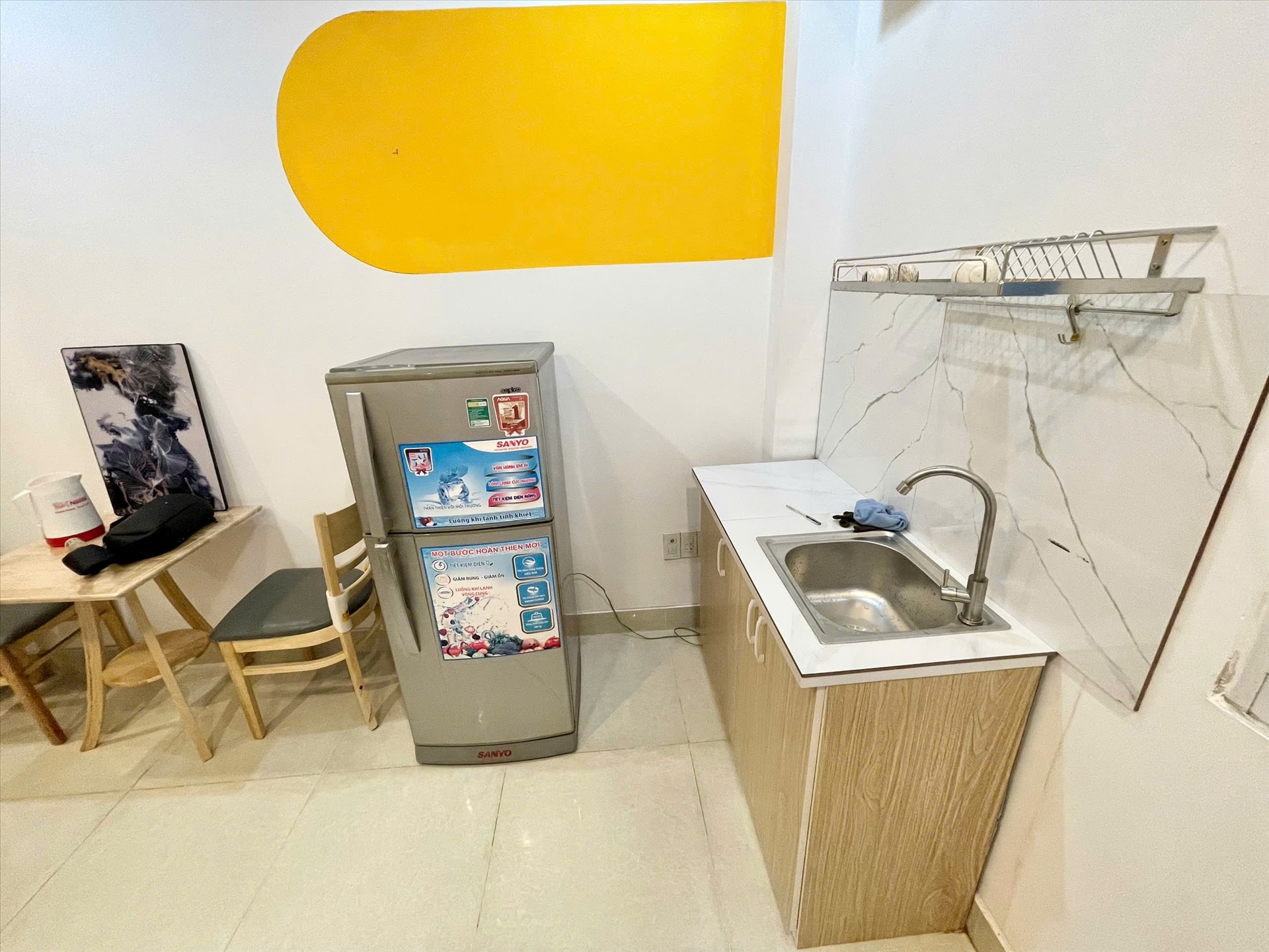 Phòng trọ Studio 25m2 tại CNB Cộng Hòa - Tân Bình - Phòng bếp