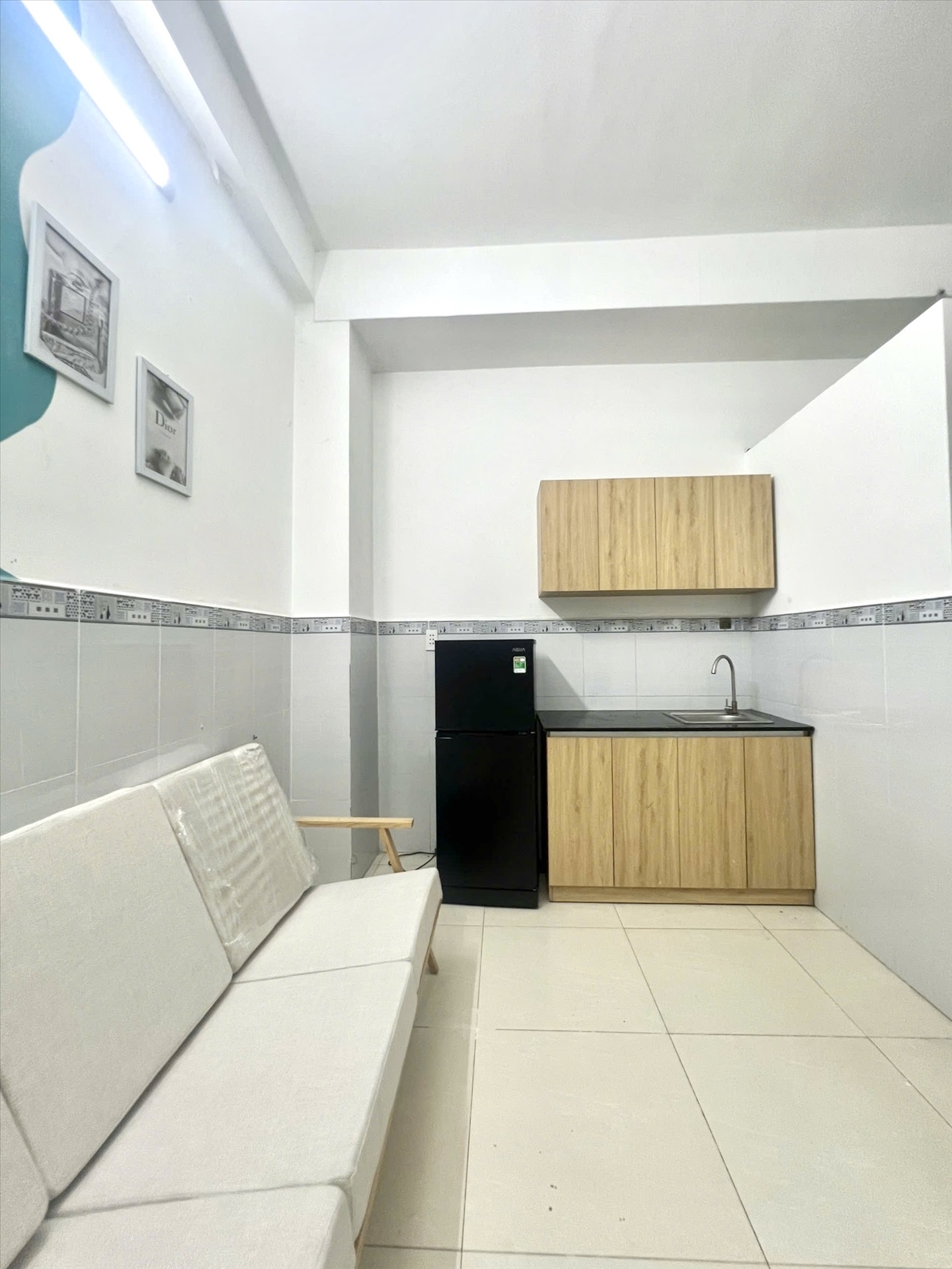 Phòng trọ 2 Phòng ngủ 30m2 tại Fam Home Tô Hiệu - Tân Phú - Phòng khách