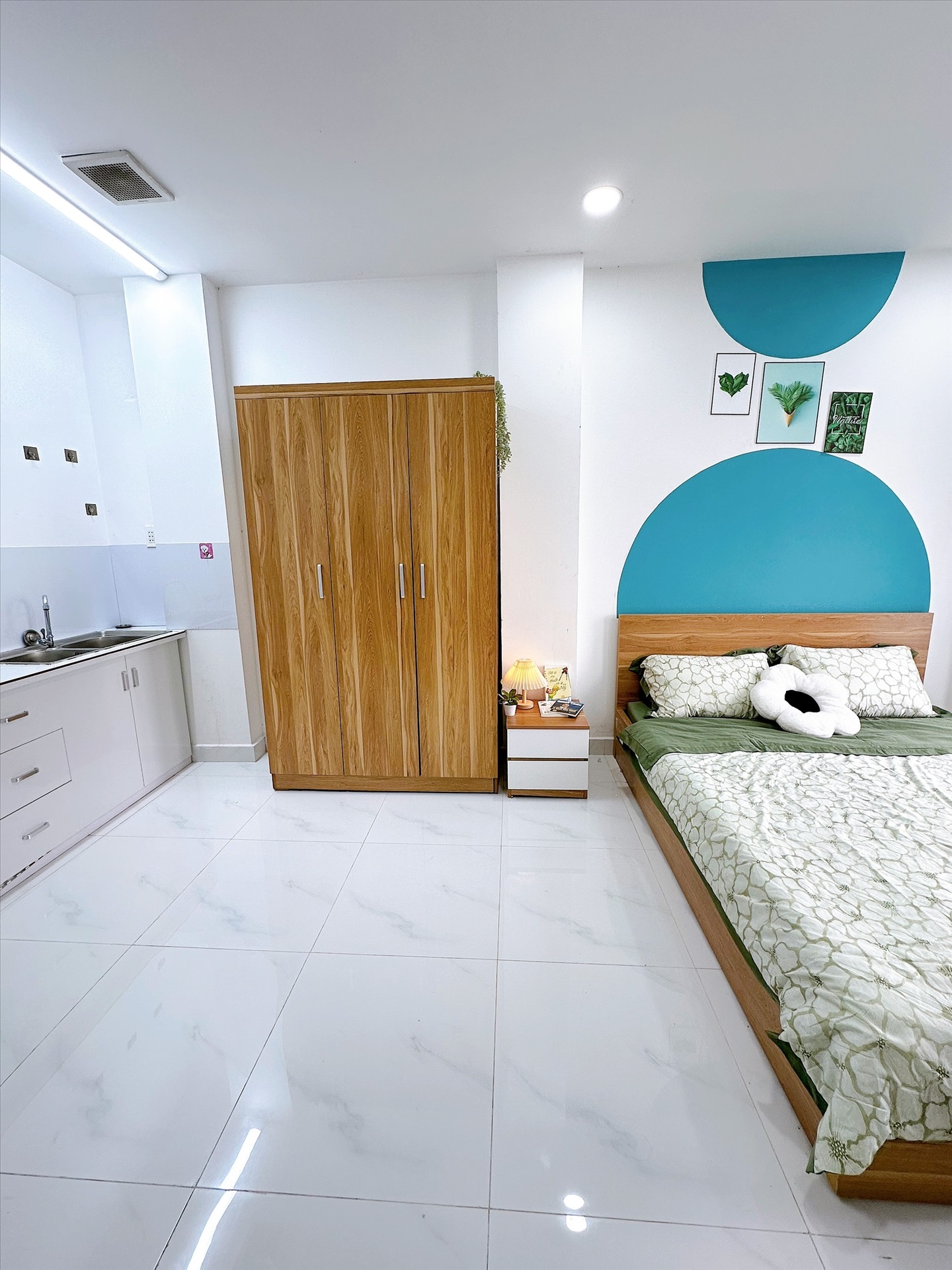 Phòng trọ Studio 25m2 tại Fam Home Ích Thiện - Tân Phú - Phòng ngủ