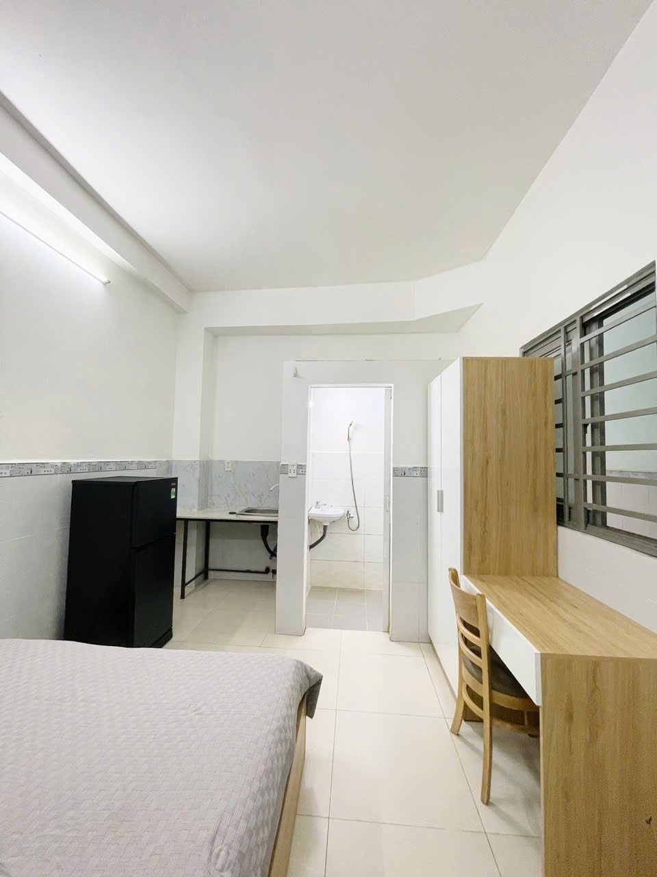 Phòng trọ Studio 20m2 tại Fam Home Tô Hiệu - Tân Phú - Phòng ngủ