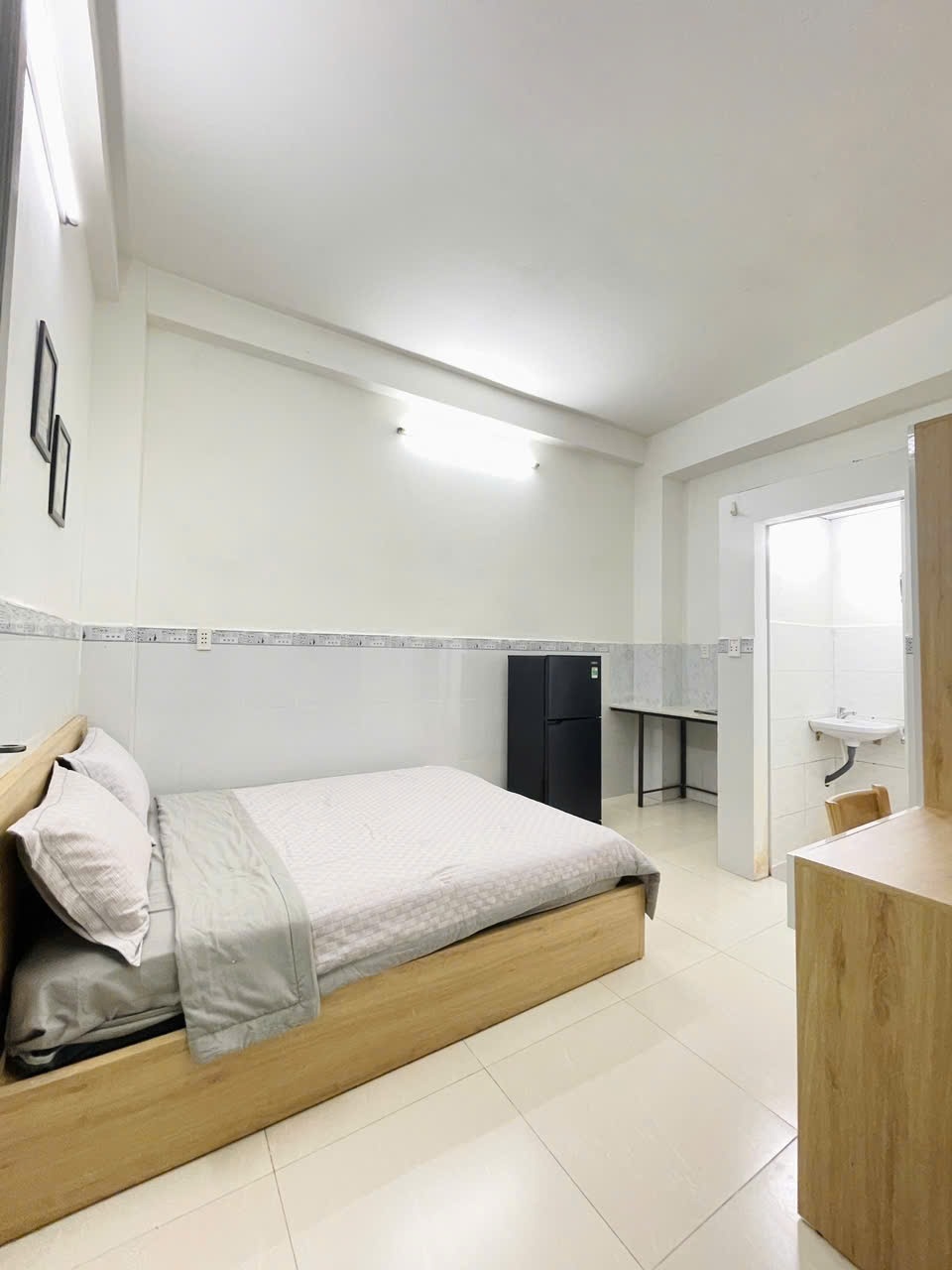Phòng trọ Studio 20m2 tại Fam Home Tô Hiệu - Tân Phú - Phòng ngủ