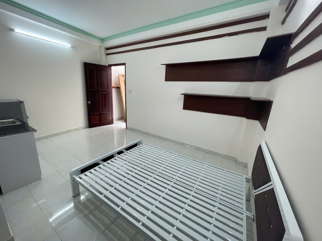 Phòng trọ Studio 28m2 tại Sea Home Cách Mạng Tháng Tám - Quận 3 - Phòng ngủ