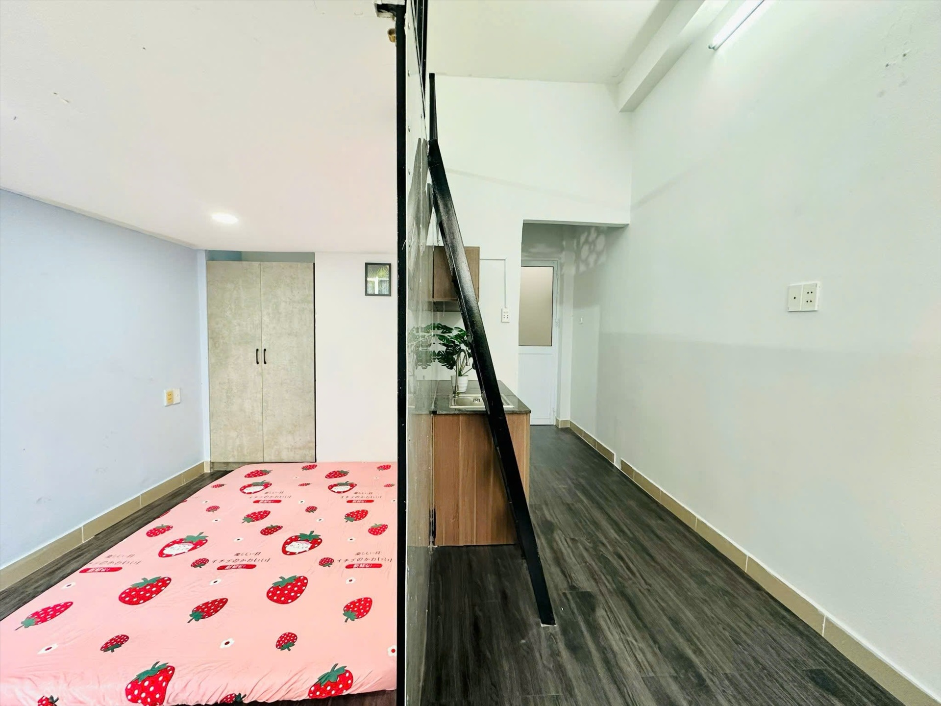 Phòng trọ Duplex 25m2 tại TĐ Home Lê Văn Thọ - Gò Vấp - Phòng khách