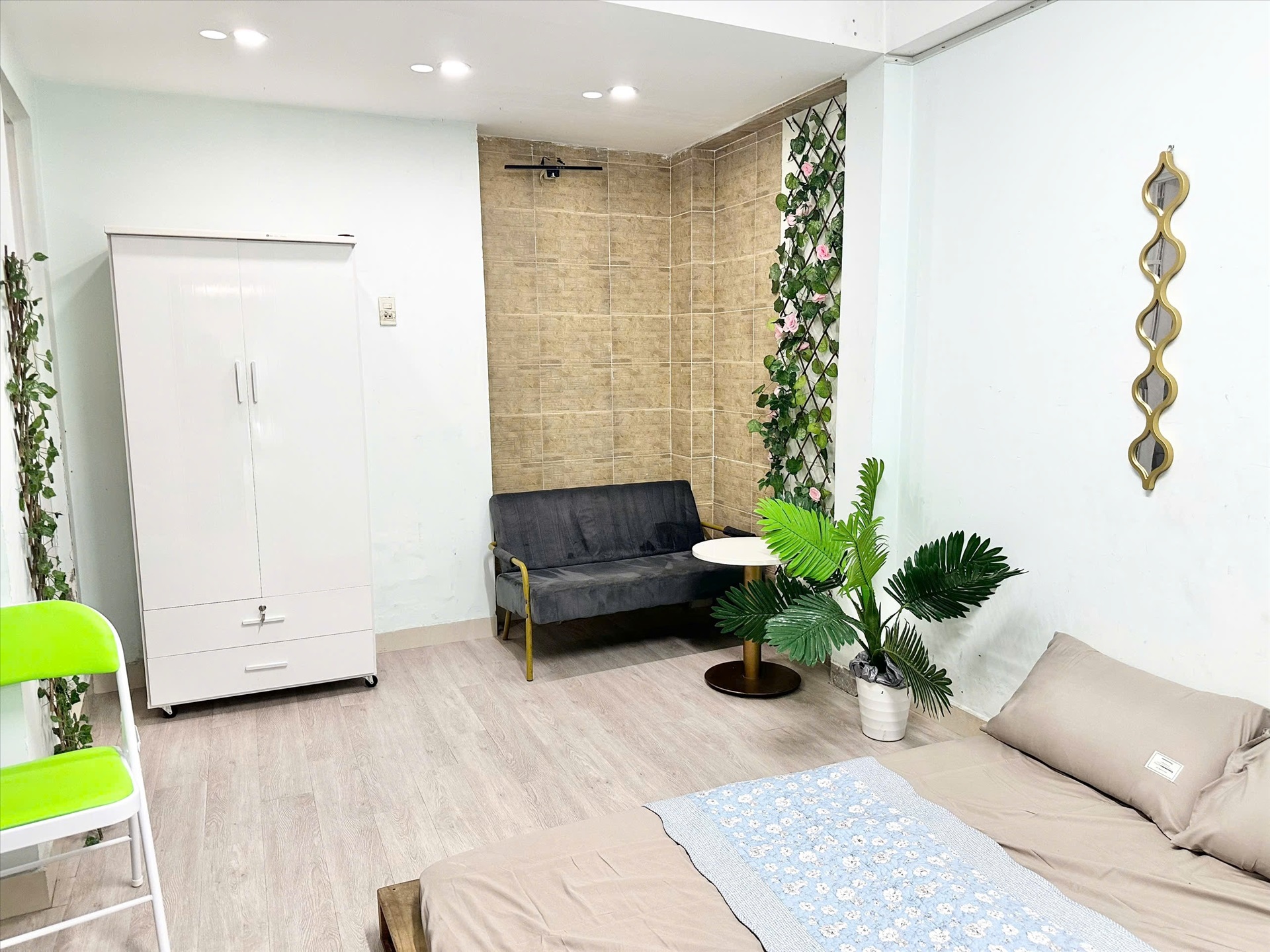 Phòng trọ Studio 30m2 tại Sumi House Điện Biên Phủ - Quận 3 - Phòng khách