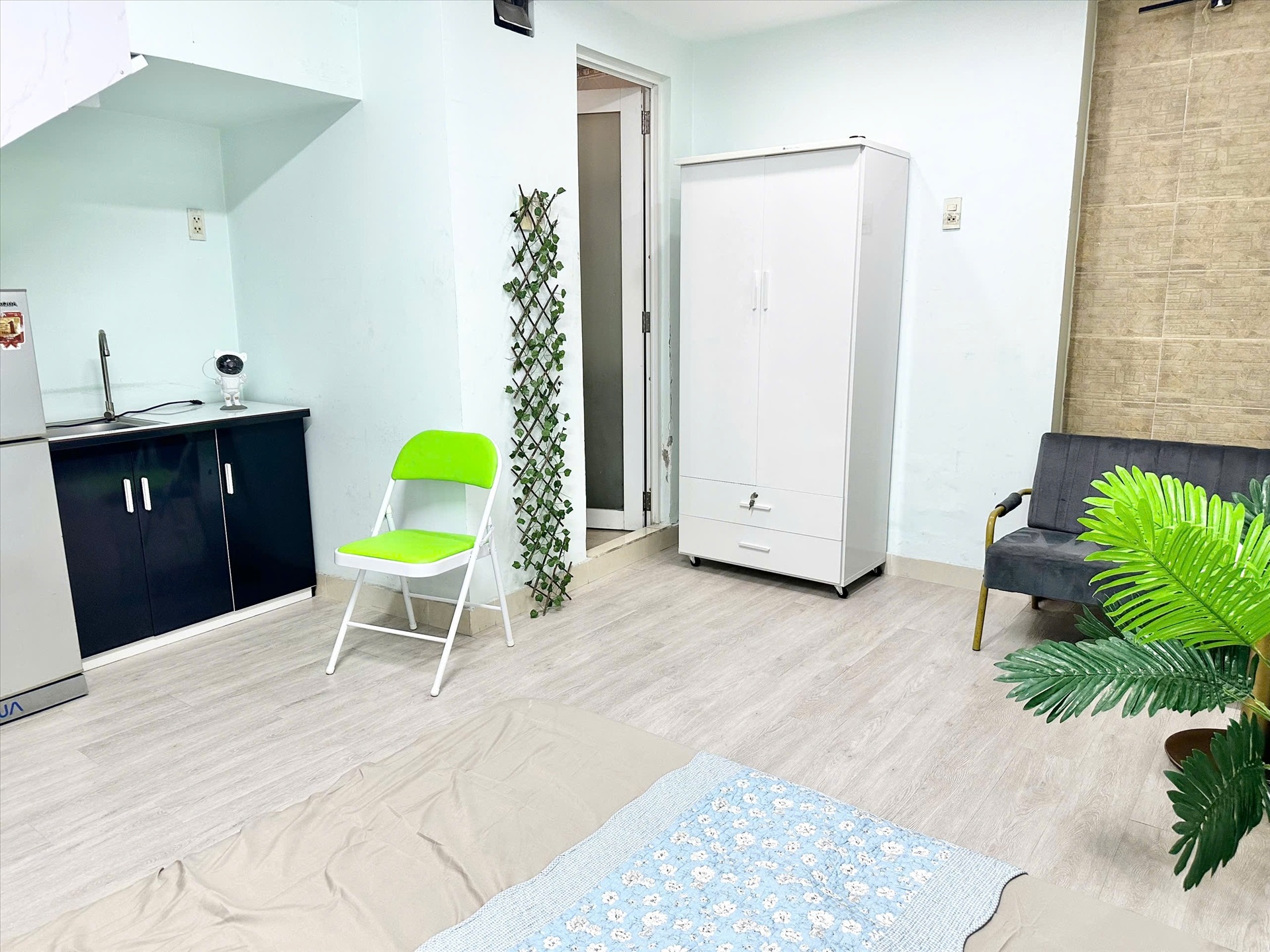 Phòng trọ Studio 30m2 tại Sumi House Điện Biên Phủ - Quận 3 - Phòng khách