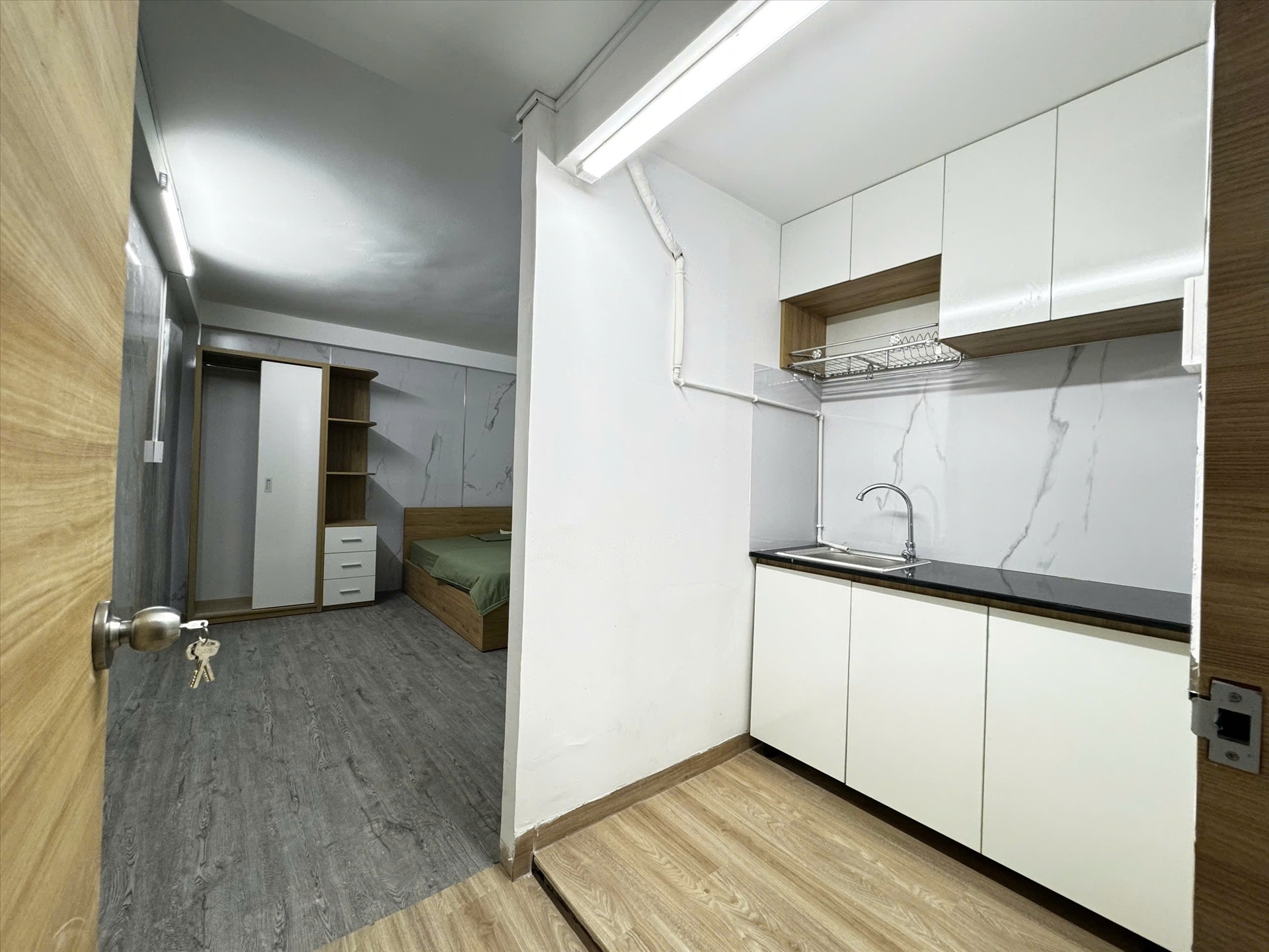 Phòng trọ 1 Phòng ngủ 35m2 tại XĐ House Lê Quốc Hưng - Quận 4 - Phòng bếp