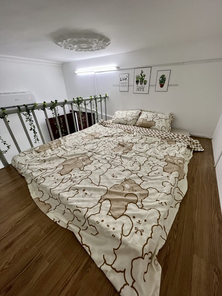 Phòng trọ Duplex 25m2 tại AV House Lê Văn Thọ - Gò Vấp - Phòng ngủ