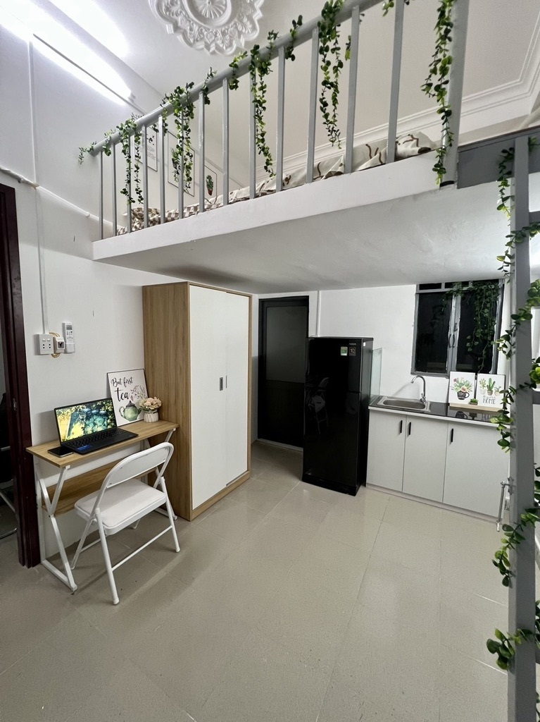 Phòng trọ Duplex 25m2 tại AV House Lê Văn Thọ - Gò Vấp - Phòng ngủ
