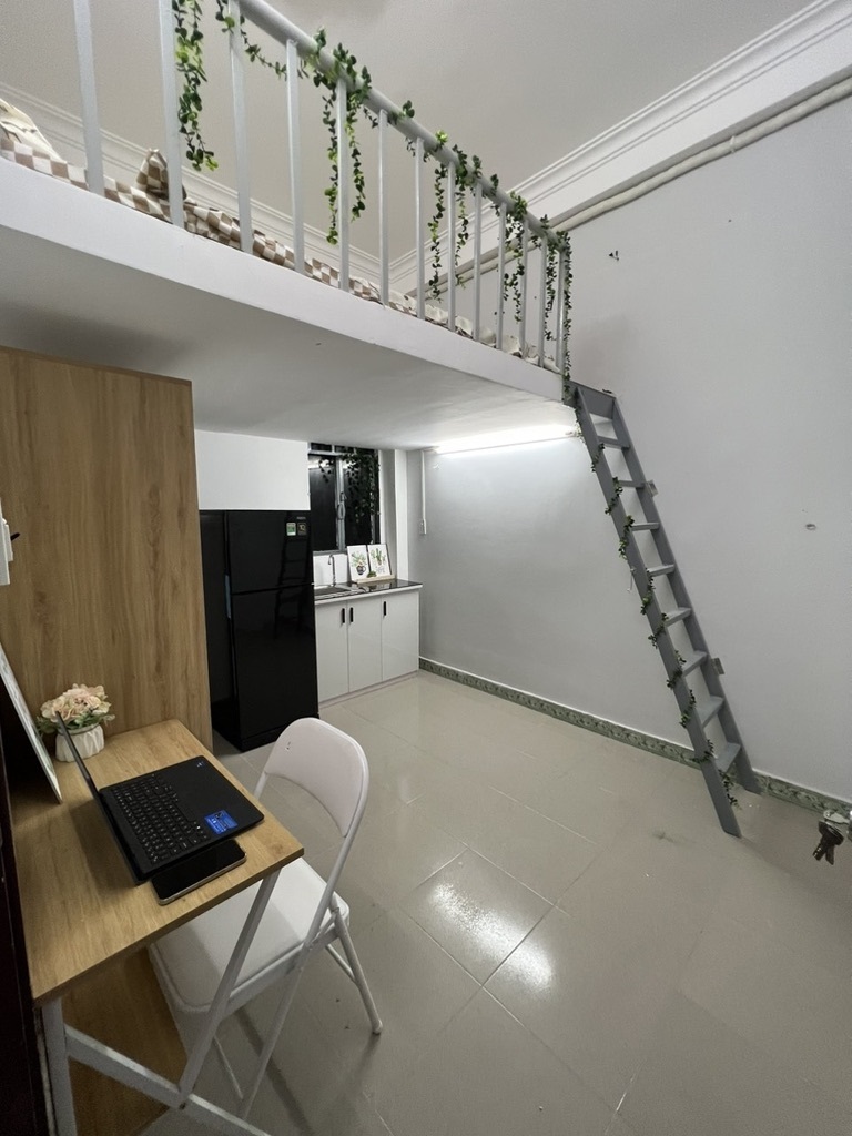 Phòng trọ Duplex 25m2 tại AV House Lê Văn Thọ - Gò Vấp - Phòng ngủ