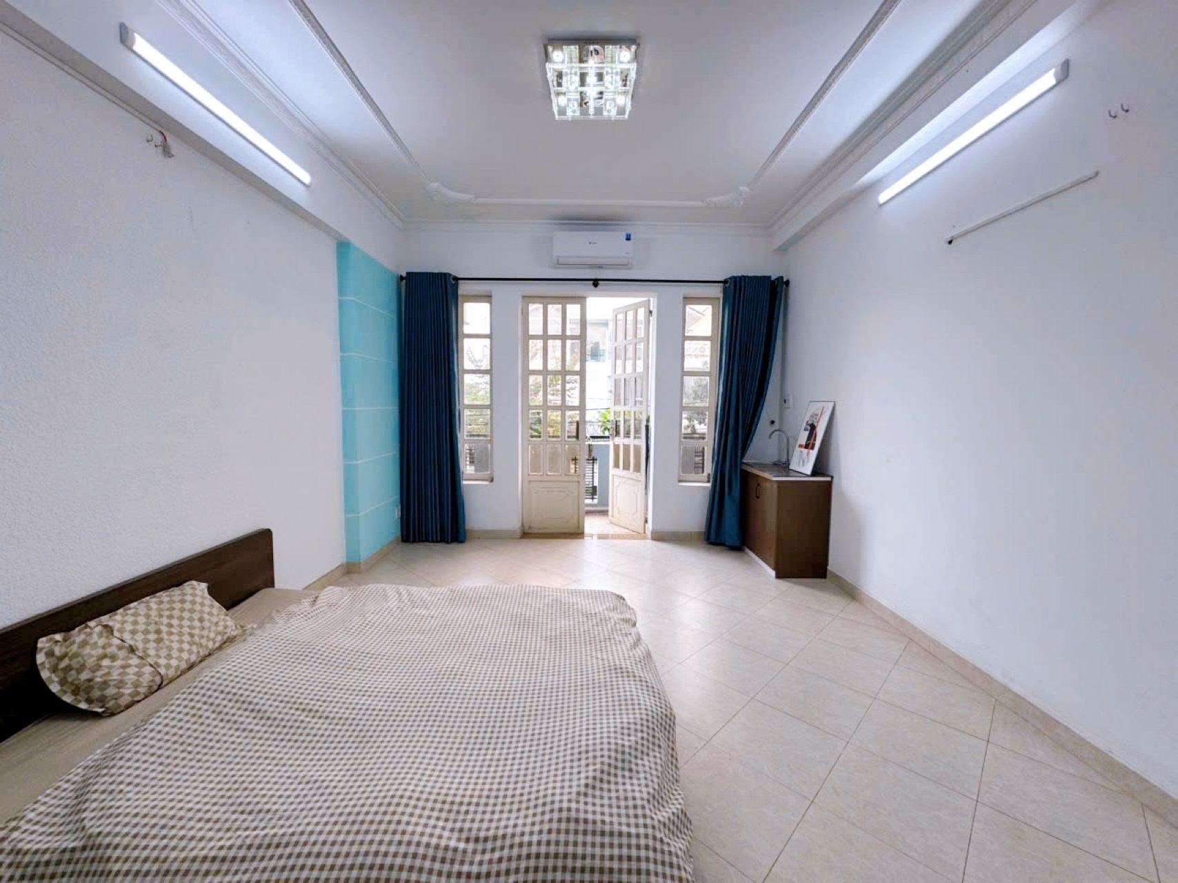 Phòng trọ Studio 30m2 tại AV House Phạm Thế Hiển - Quận 8 - Phòng ngủ