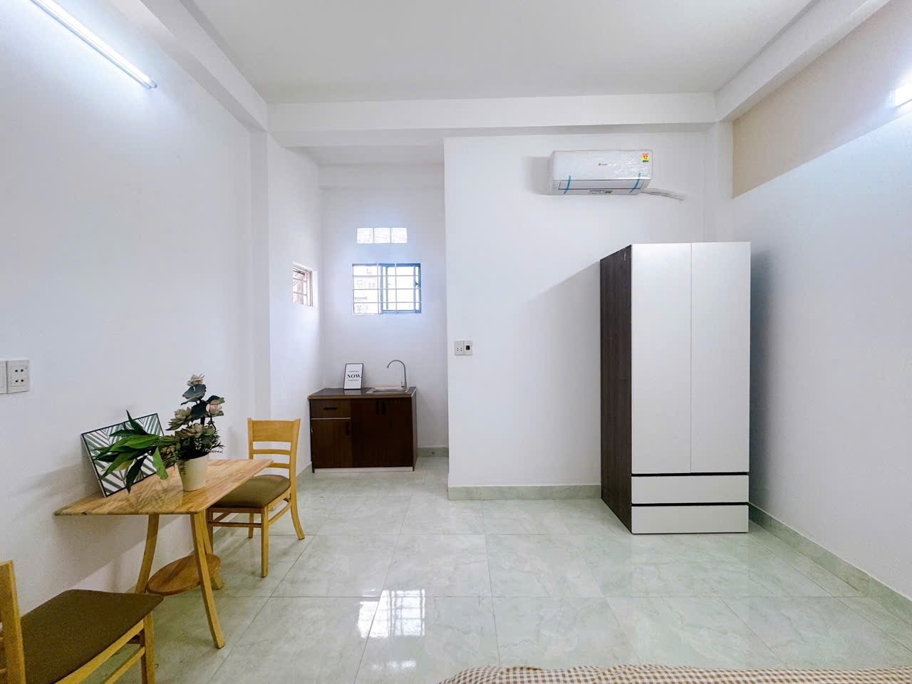 Phòng trọ Studio 25m2 tại AV House Vườn Lài - Quận 12 - Phòng bếp