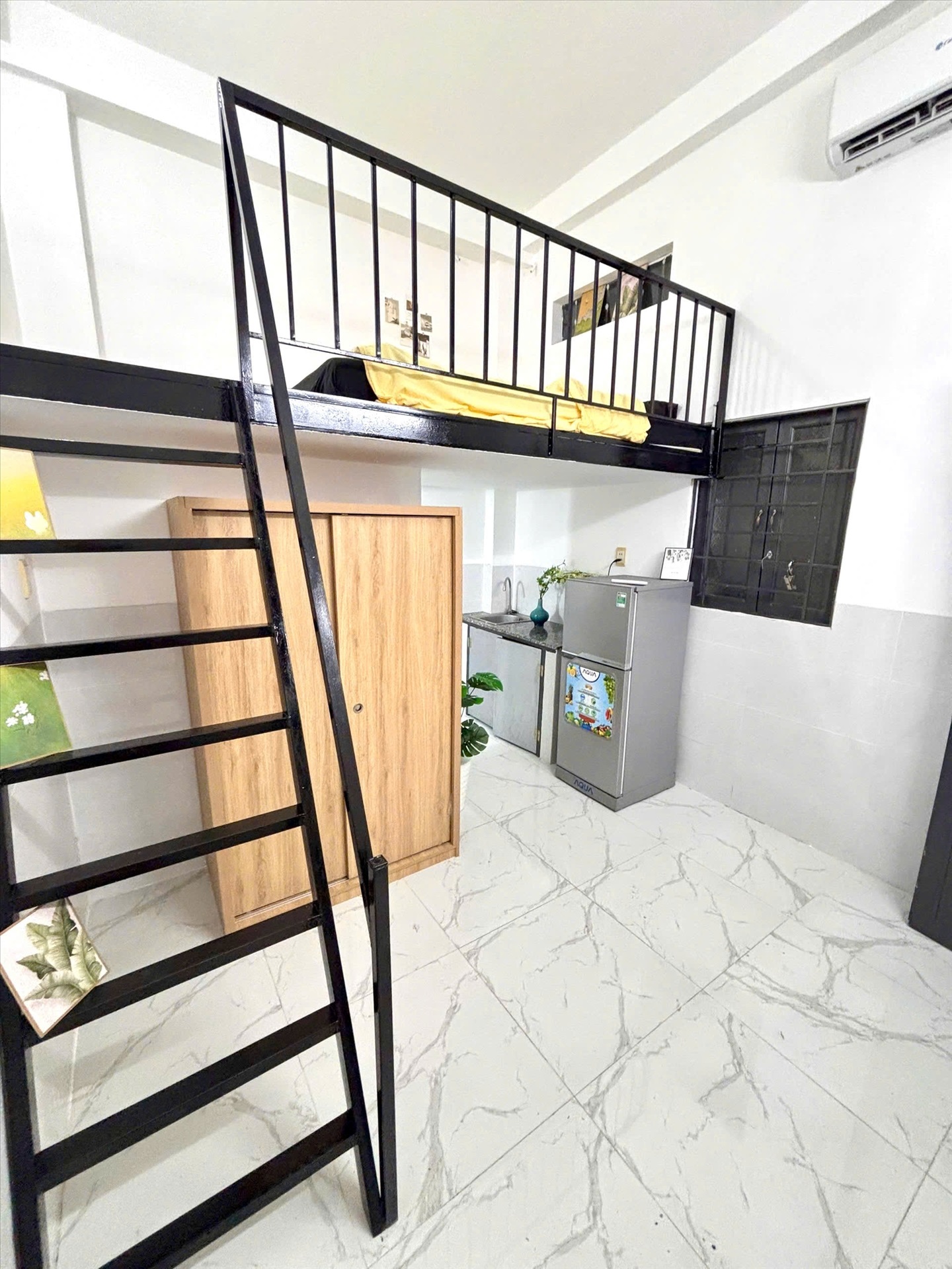 Phòng trọ Duplex 25m2 tại TV Home Nguyễn Văn Công - Gò Vấp - Phòng bếp