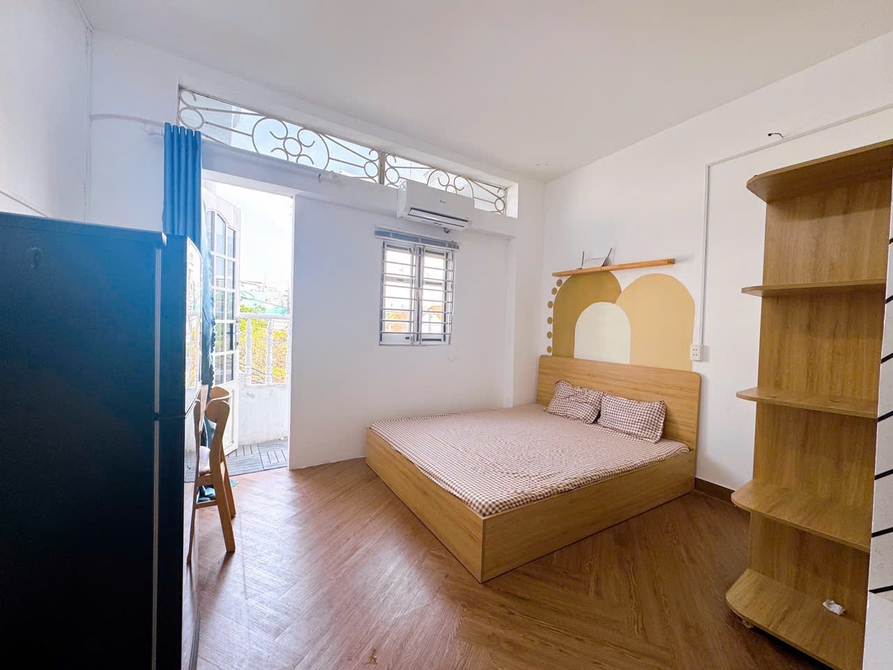 Phòng trọ Studio 30m2 tại AV House Lê Văn Thọ - Gò Vấp - Phòng ngủ