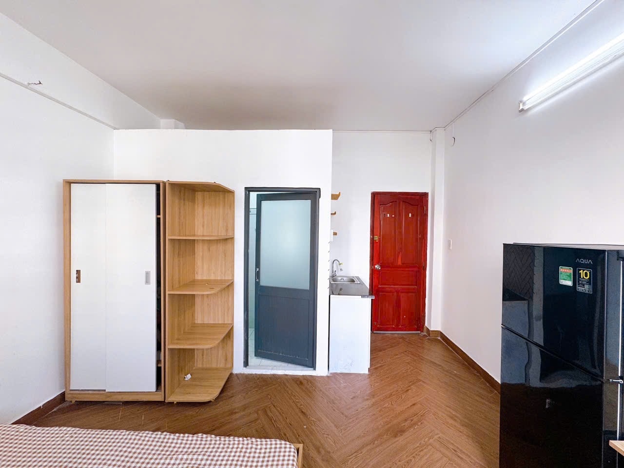 Phòng trọ Studio 30m2 tại AV House Lê Văn Thọ - Gò Vấp - Phòng ngủ