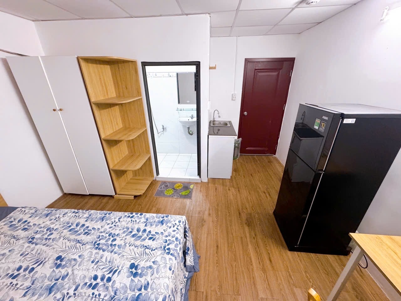 Phòng trọ Studio 30m2 tại AV House Lê Văn Thọ - Gò Vấp - Phòng ngủ