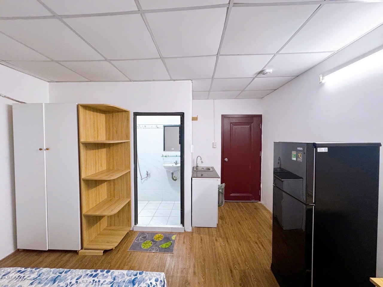 Phòng trọ Studio 30m2 tại AV House Lê Văn Thọ - Gò Vấp - Phòng ngủ