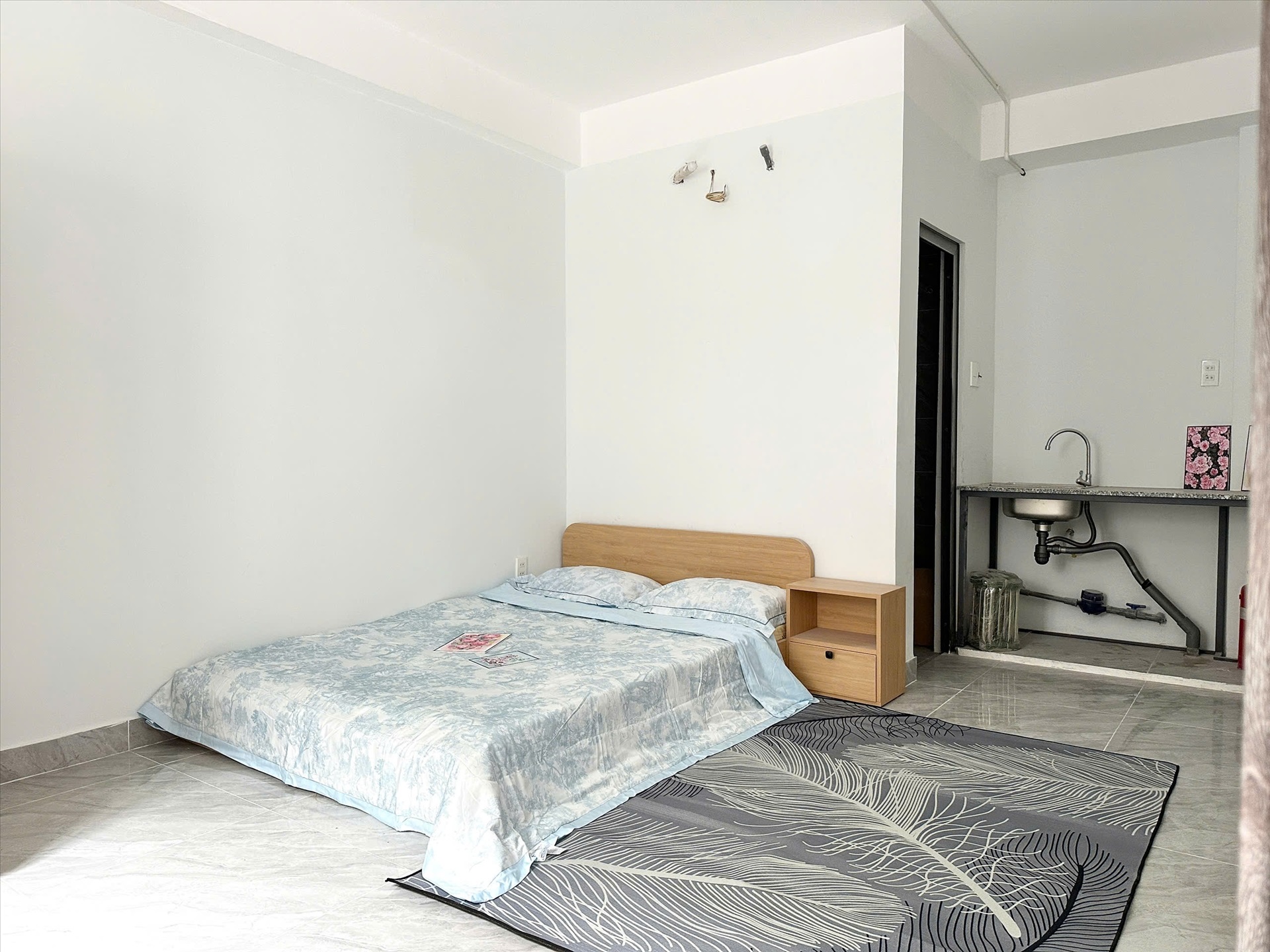 Phòng trọ Studio 25m2 tại AH Home Tô Ký - Quận 12 - Phòng ngủ