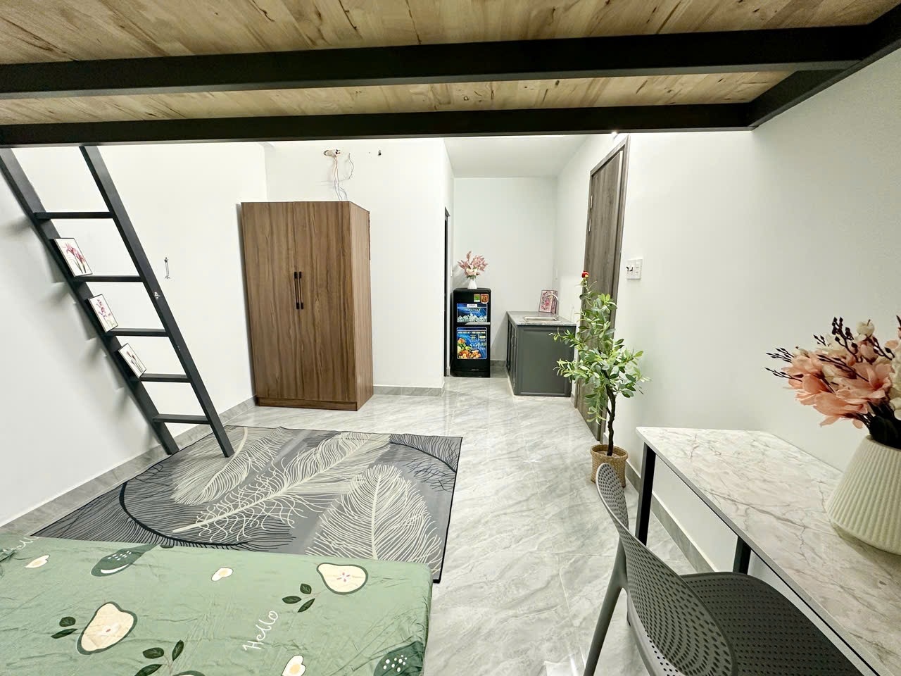 Phòng trọ Duplex 25m2 tại AH Home Tô Ký - Quận 12 - Phòng ngủ