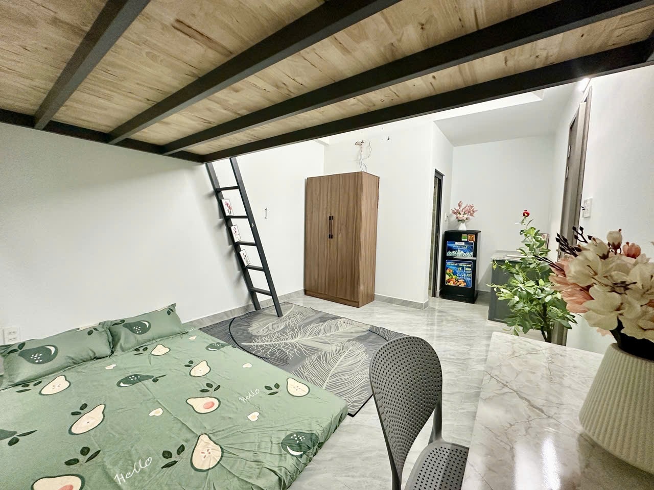 Phòng trọ Duplex 25m2 tại AH Home Tô Ký - Quận 12 - Phòng ngủ