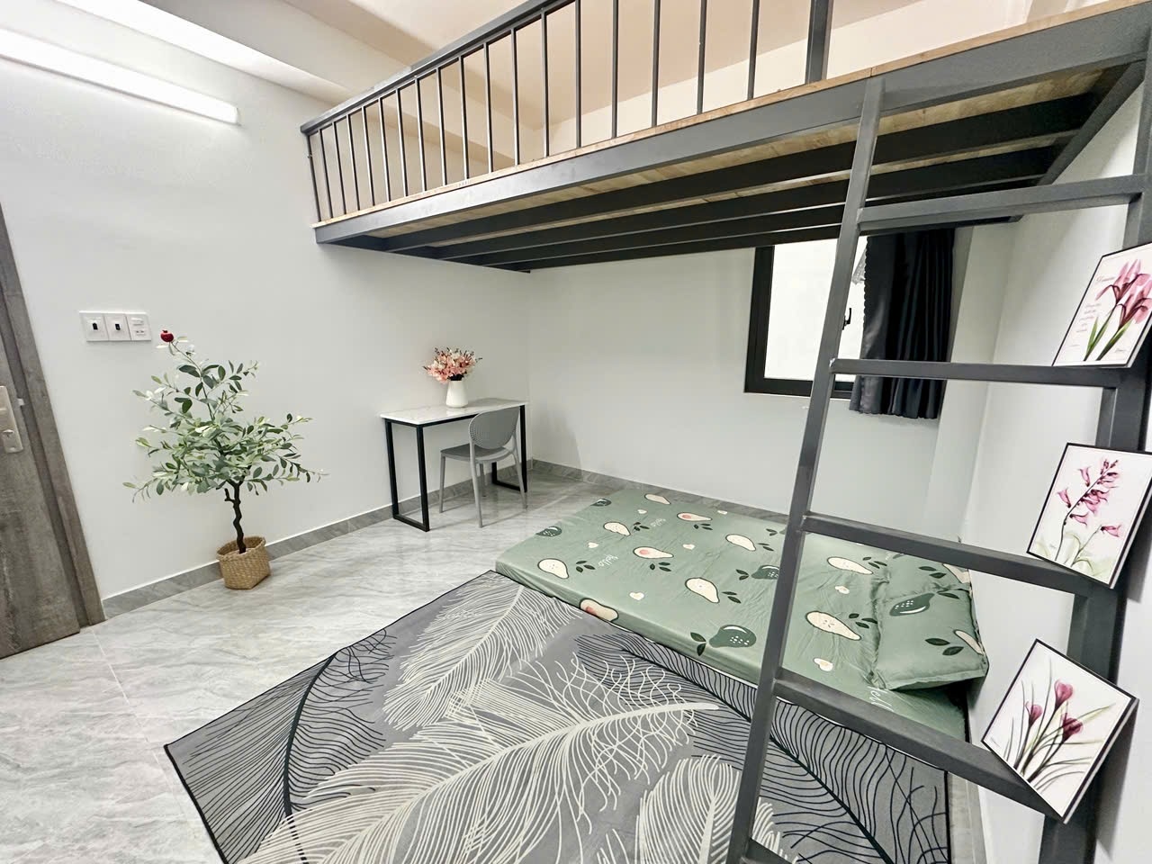 Phòng trọ Duplex 25m2 tại AH Home Tô Ký - Quận 12 - Phòng ngủ