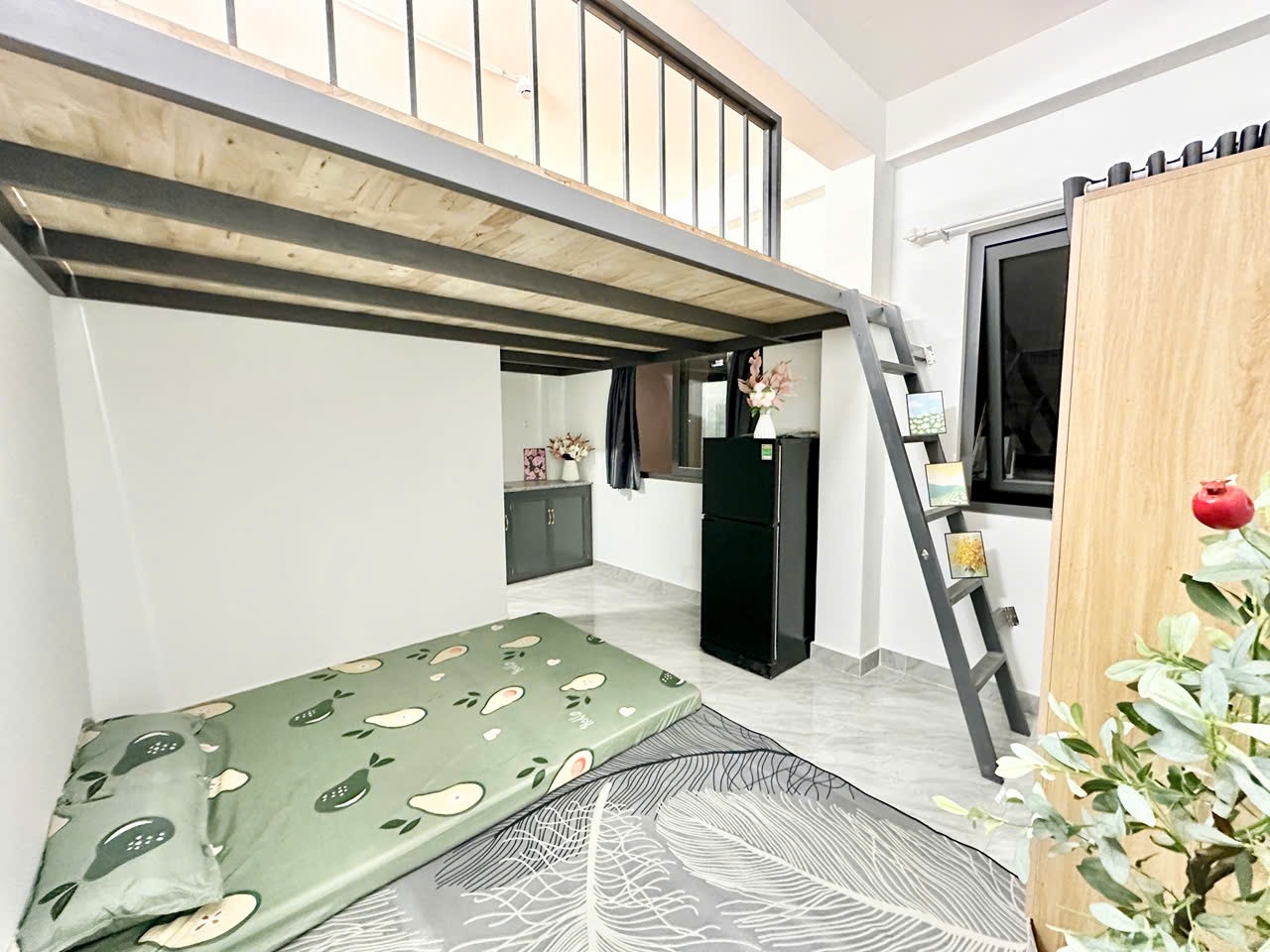Phòng trọ Duplex 25m2 tại AH Home Tô Ký - Quận 12 - Phòng ngủ