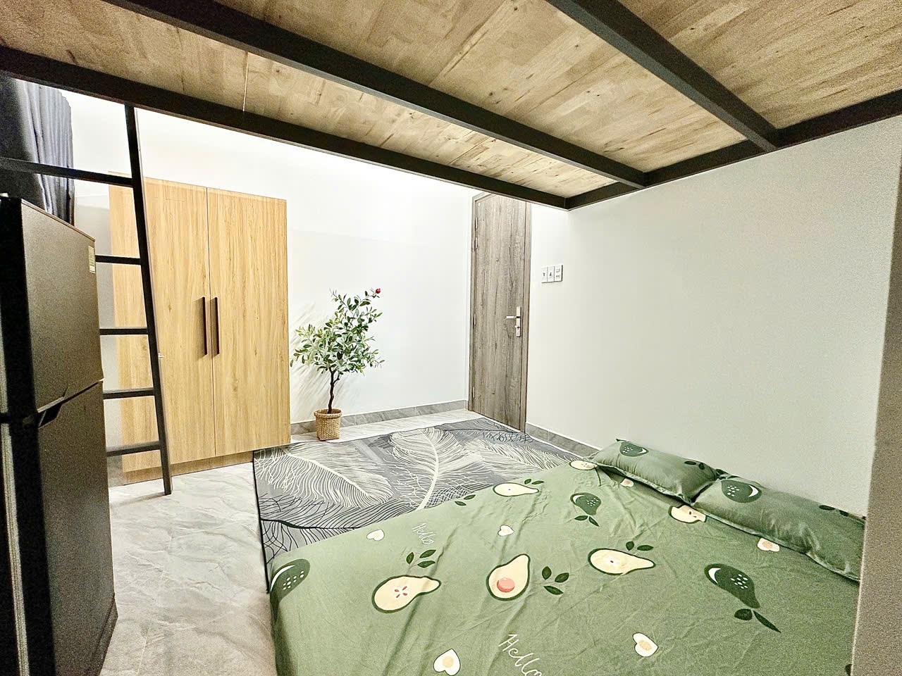 Phòng trọ Duplex 25m2 tại AH Home Tô Ký - Quận 12 - Phòng ngủ